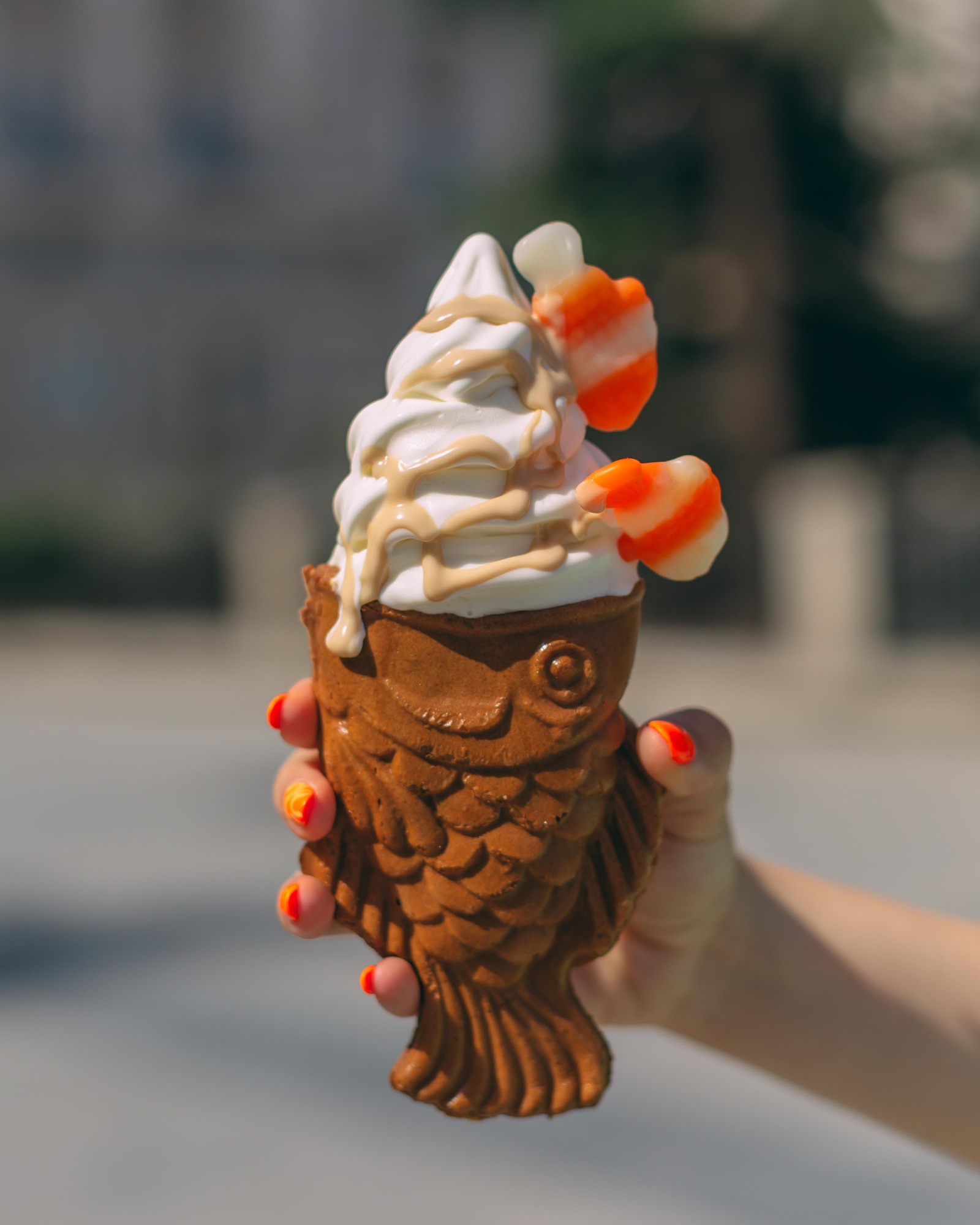 Creaciones de la heladería La Pecera