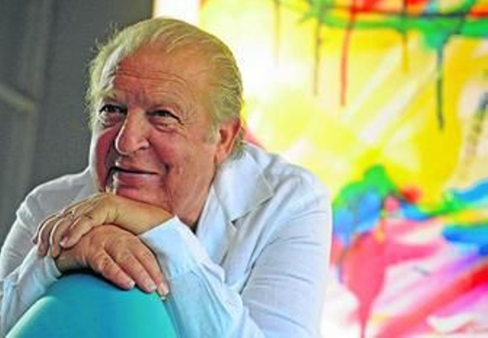 Juan Peña 'El Lebrijano', ayer, en el Casino de la Exposición, donde habló de su montaje para la Bienal.