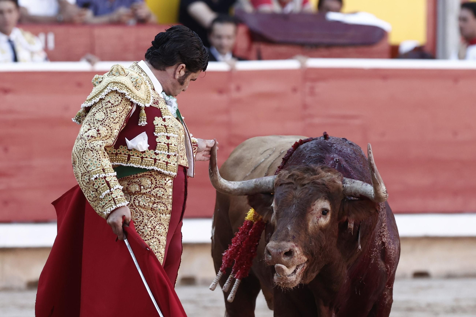 Las imágenes de la Puerta Grande en Pamplona