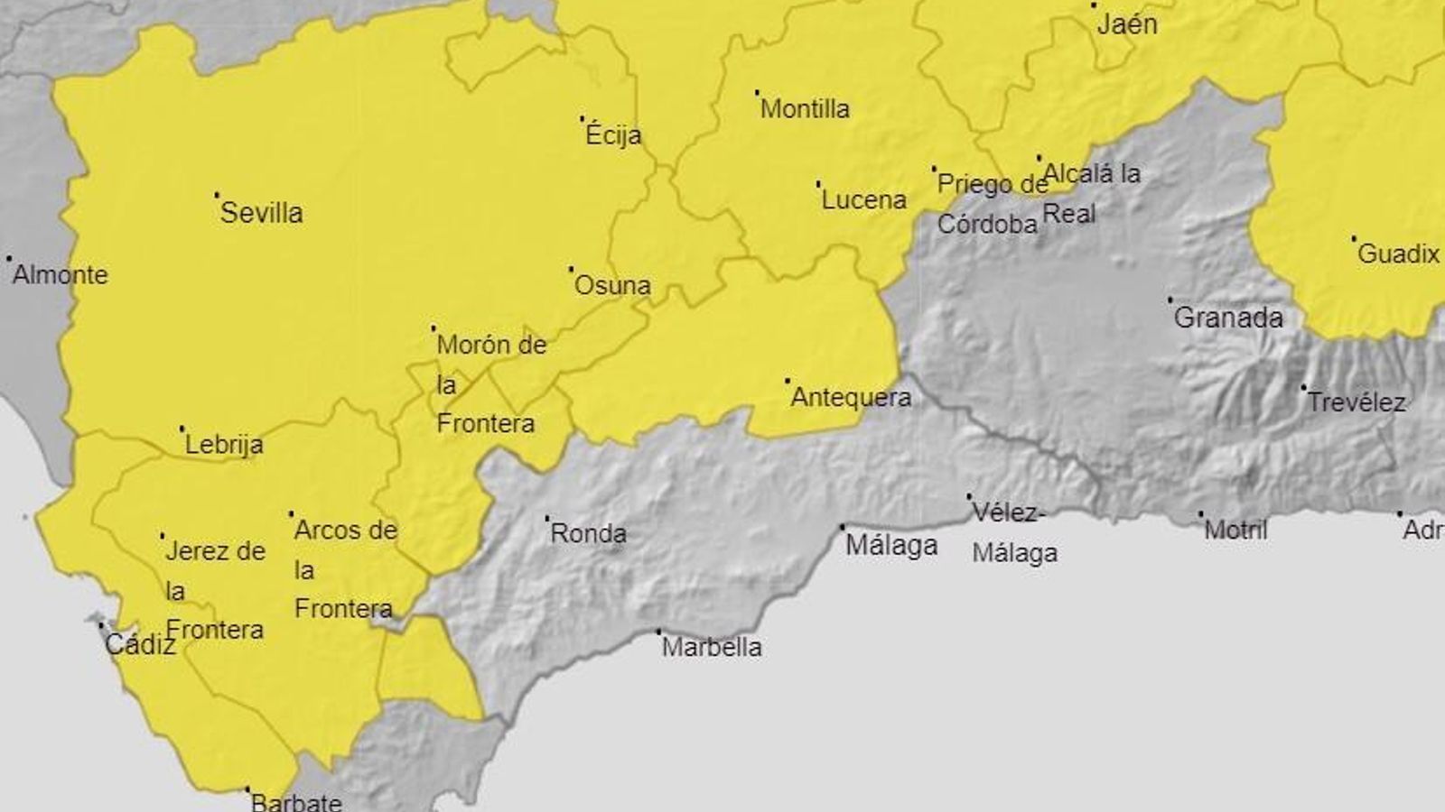 Avisos meteorológicos este jueves 8 de junio por la borrasca Óscar.