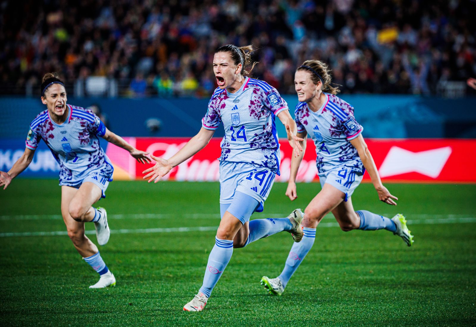 Las fotos de la goleada de España a Suiza en el Mundial femenino