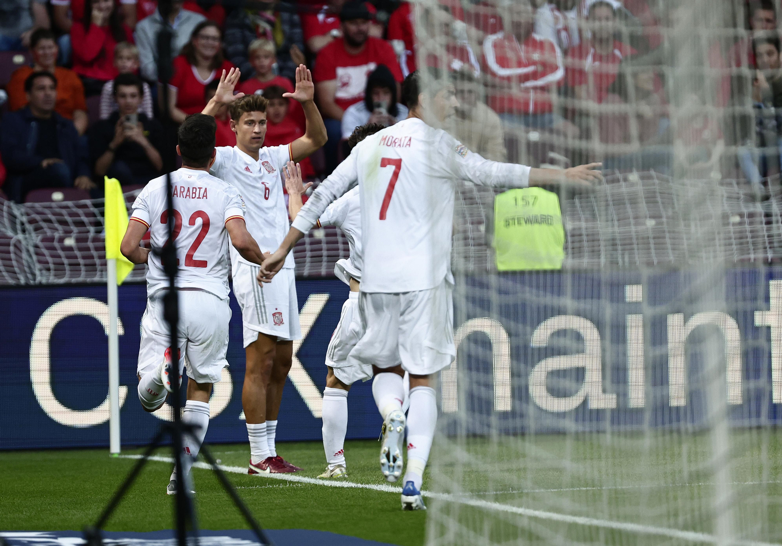 El Suiza - España de la Nations League, en imágenes