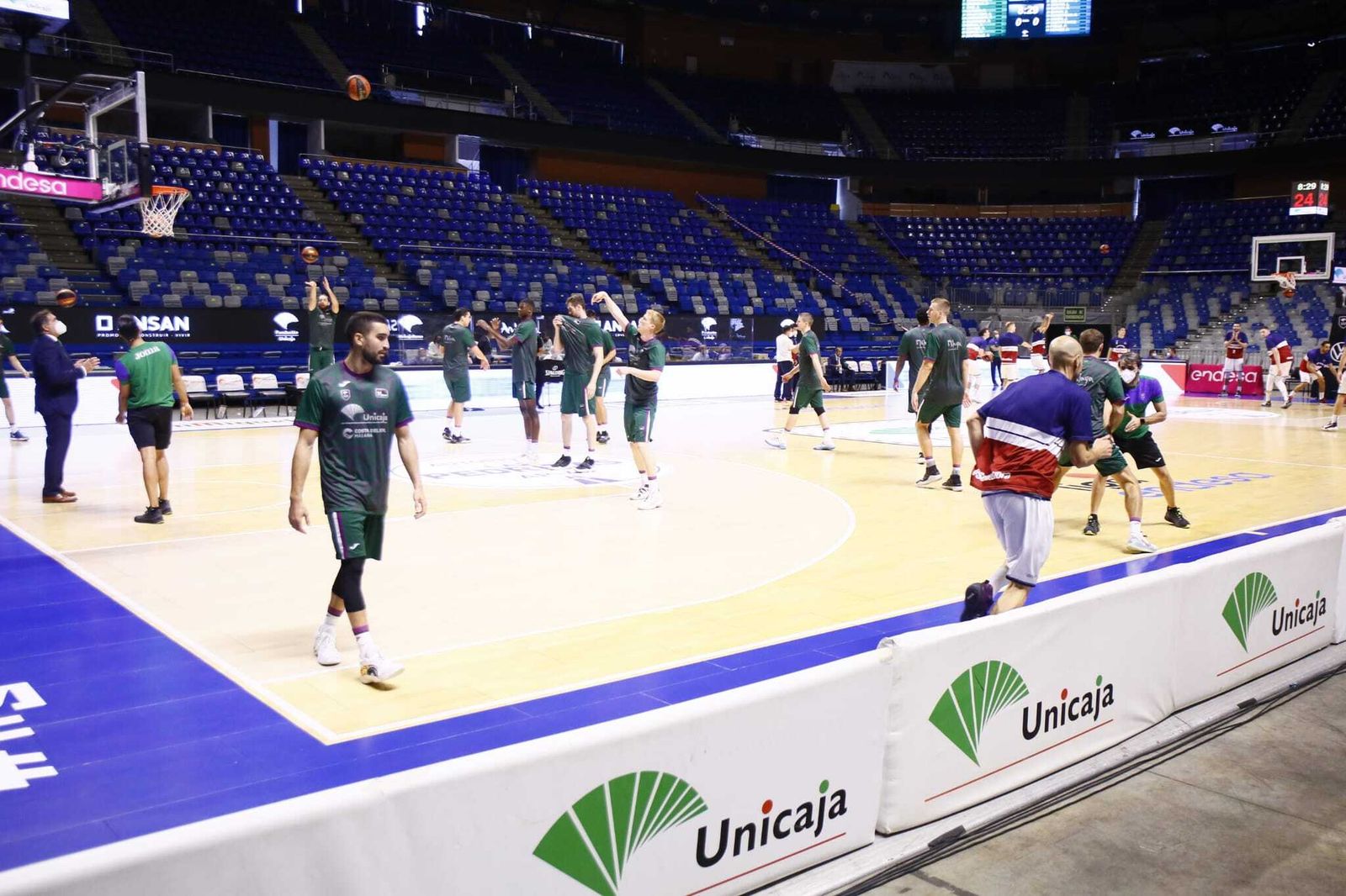El Unicaja-Obradoiro, en fotos
