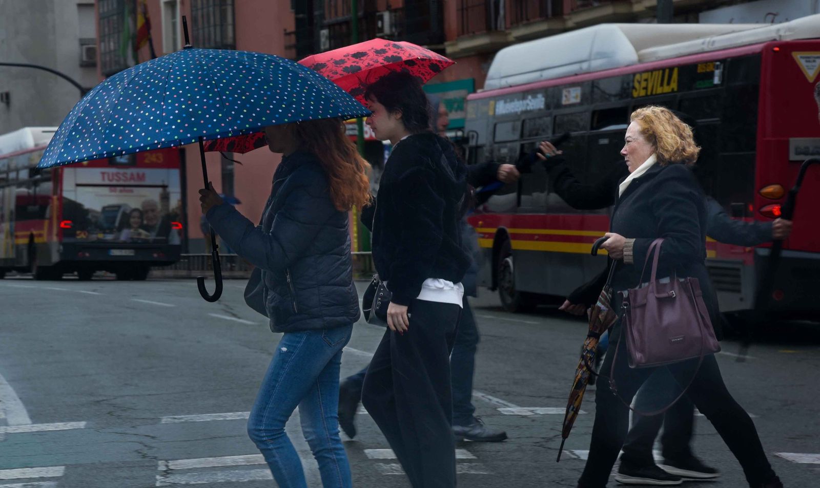 La borrasca Leonardo en Sevilla