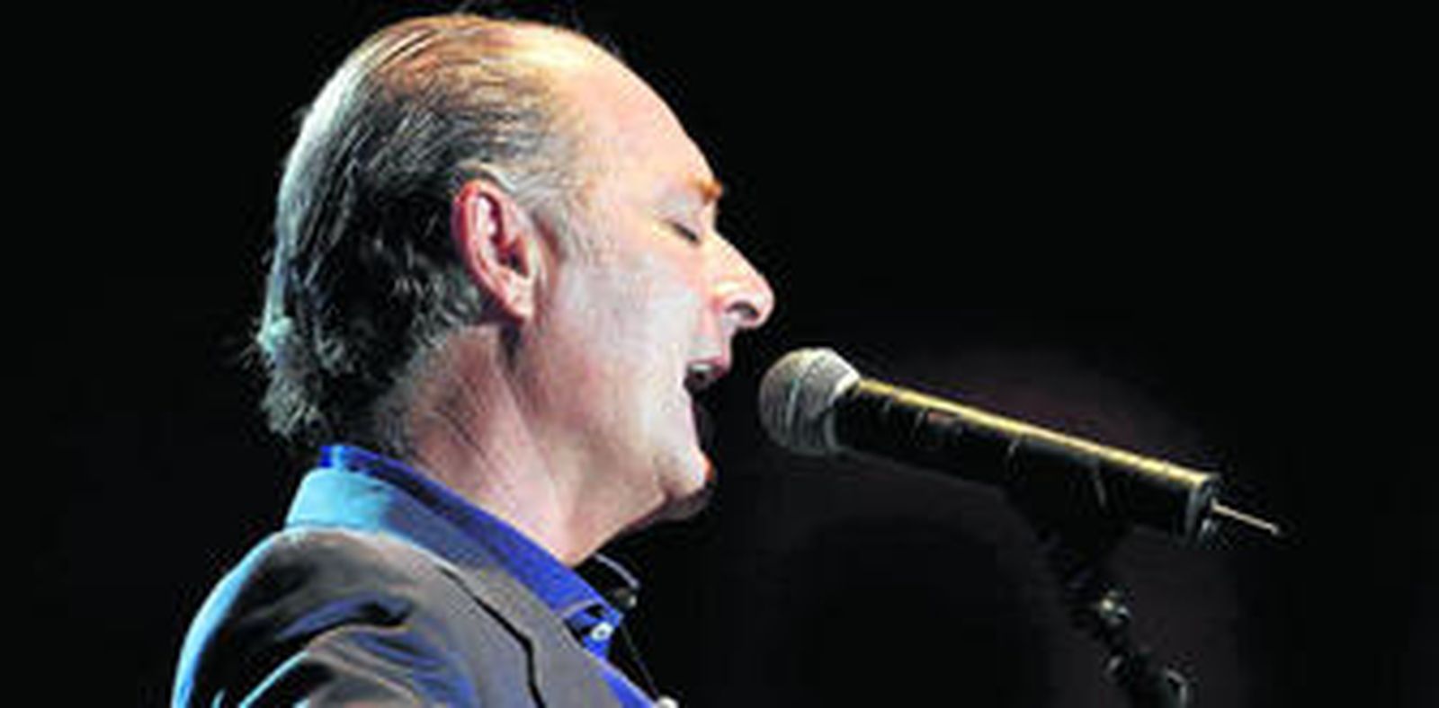 José Manuel y su hijo, Marcos, compartiendo escenario.