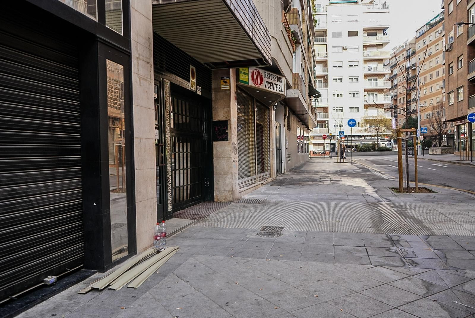 Zona donde se produjo el tiroteo.