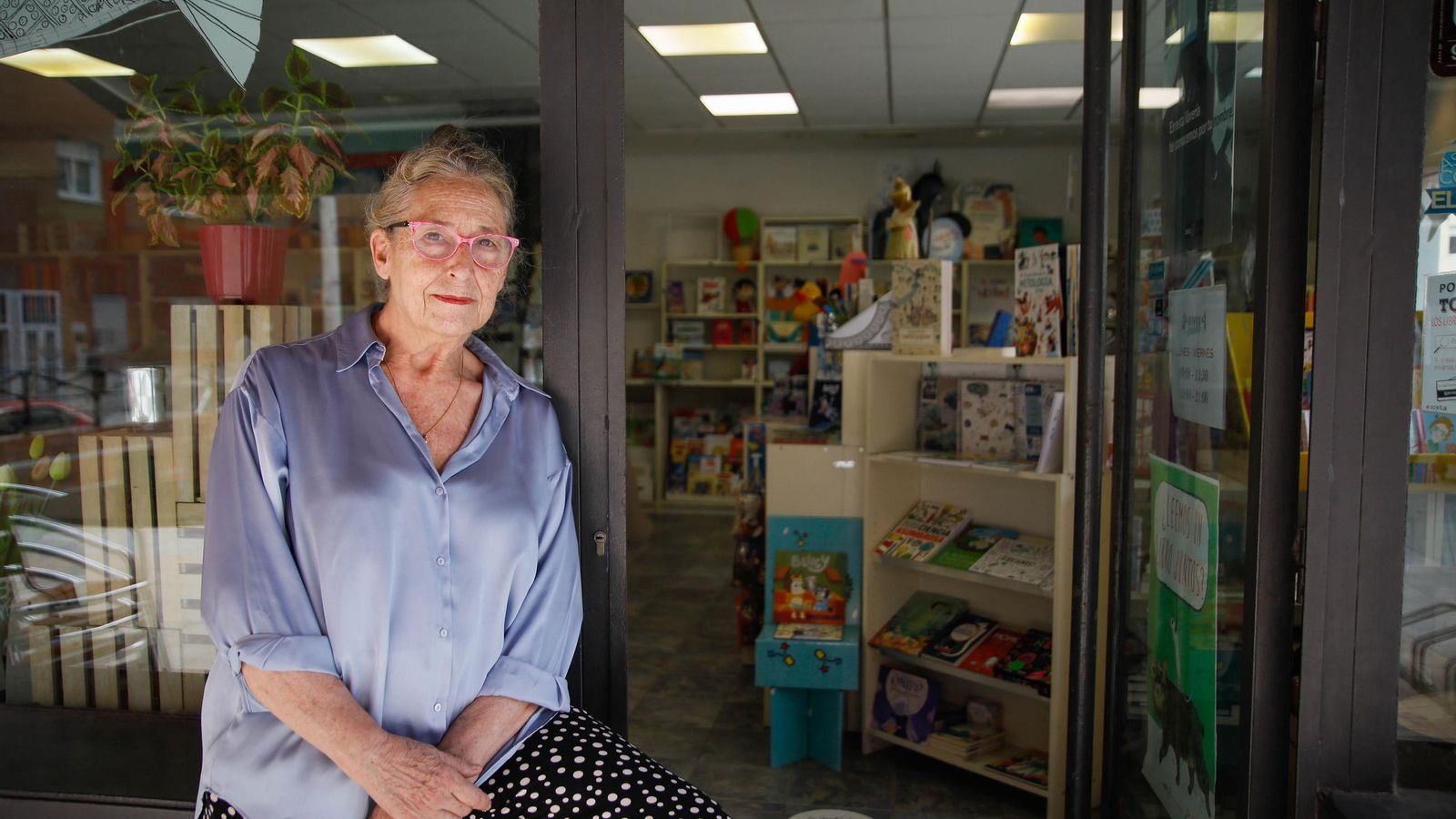 Belén, propietaria de la librería Zebras.