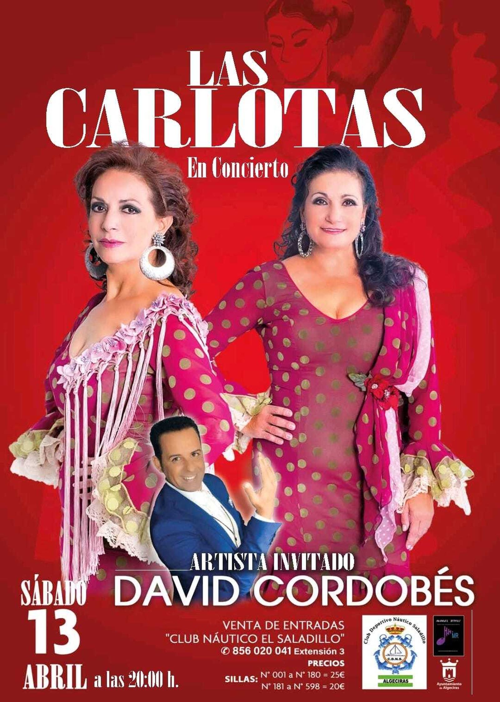 Cartel Las Carlotas y David Cordobés
