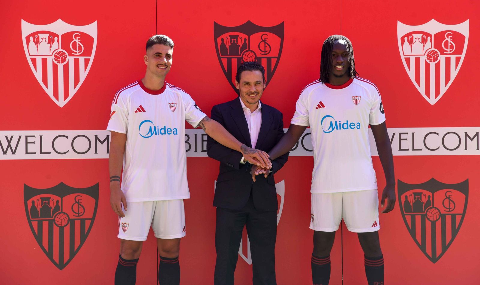 Presentación de Fabio Cardoso y Batista Mendy