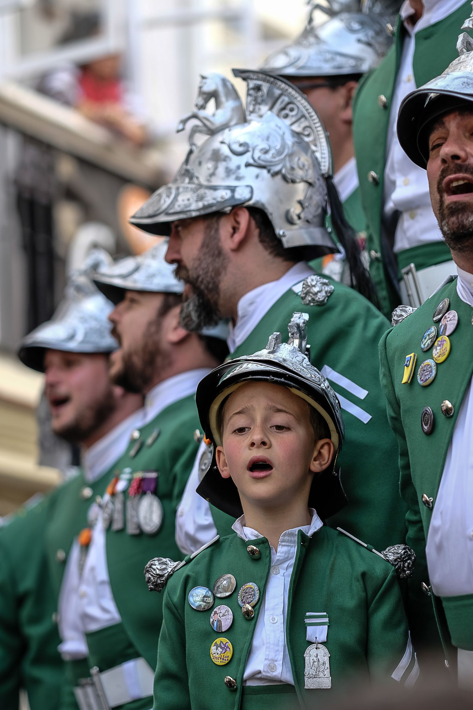 Las imágenes del Lunes de Coros