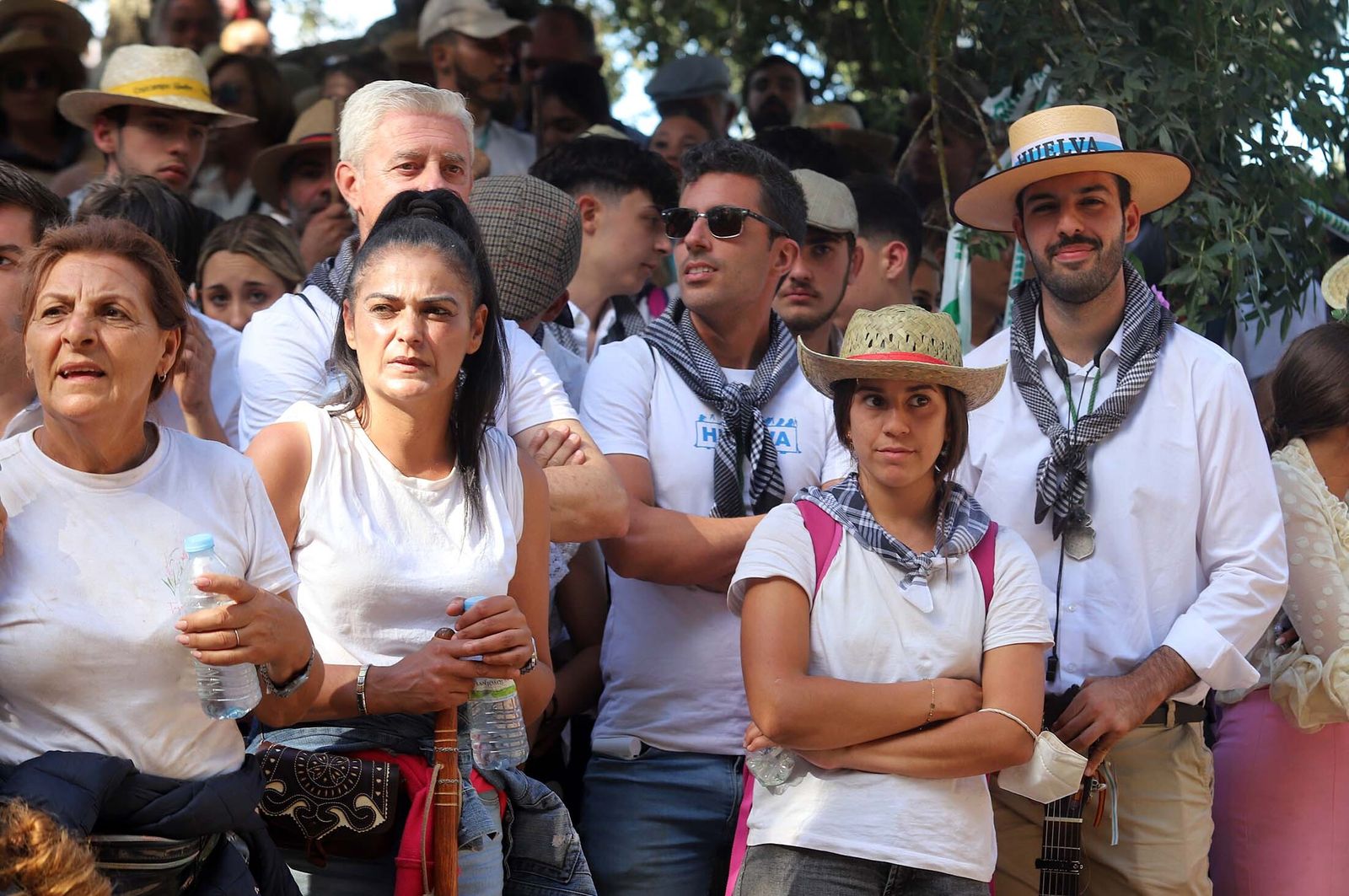 Imágenes de la Hermandad de Huelva a su paso por El Charco