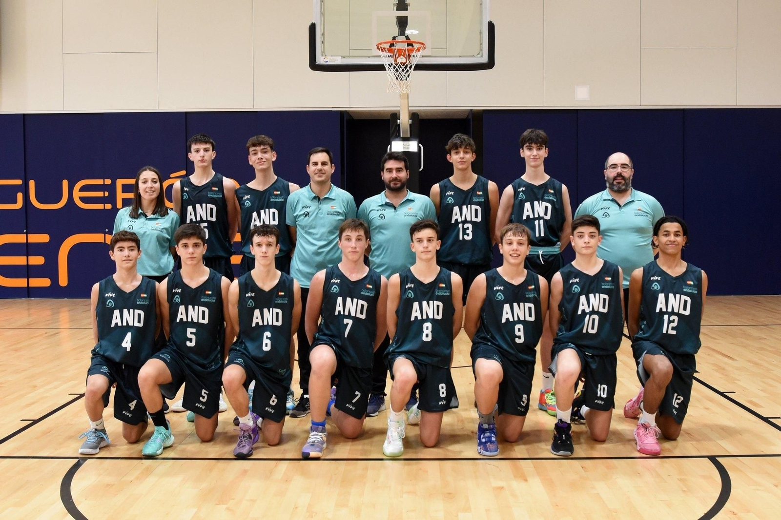 La selección andaluza infantil masculina de baloncesto