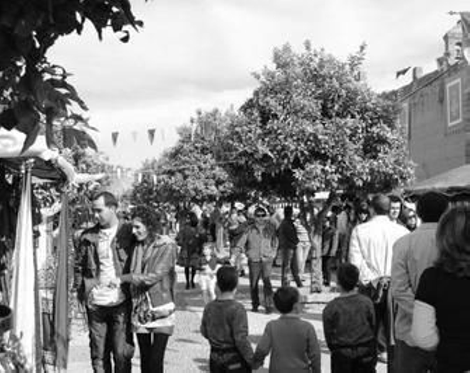 El mercadillo constituye una de las atracciones de la Feria Andalusí de Niebla.