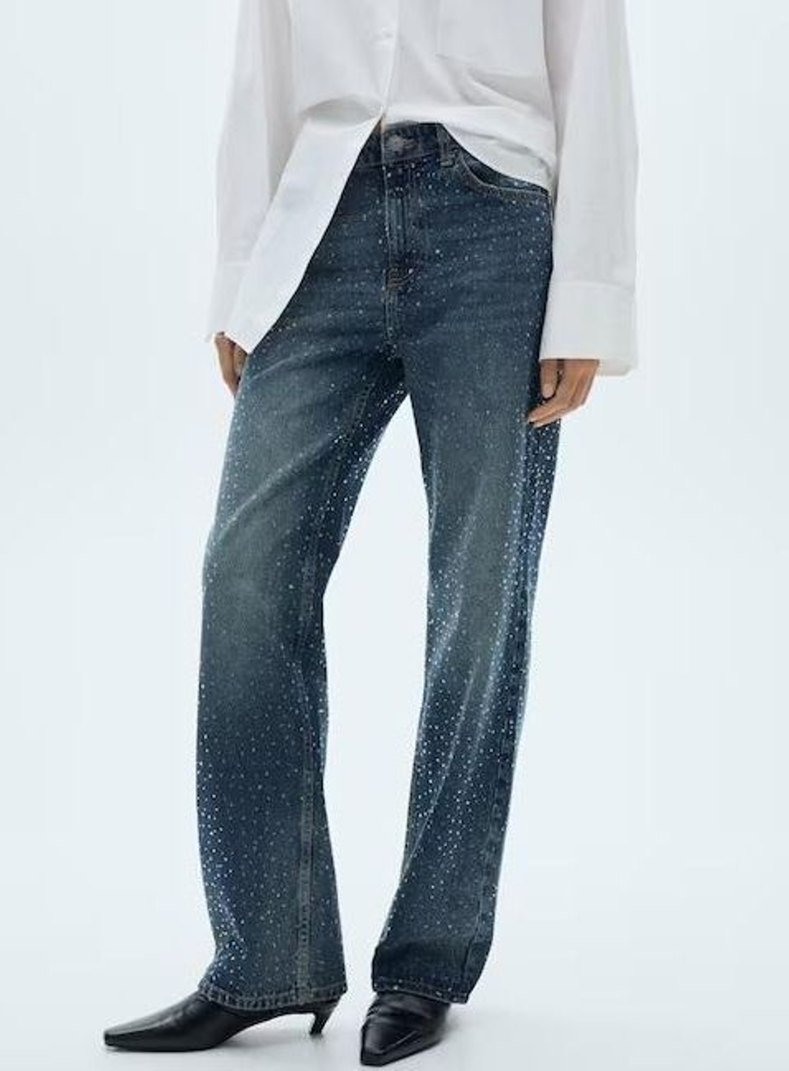 Vaqueros joya de Mango.