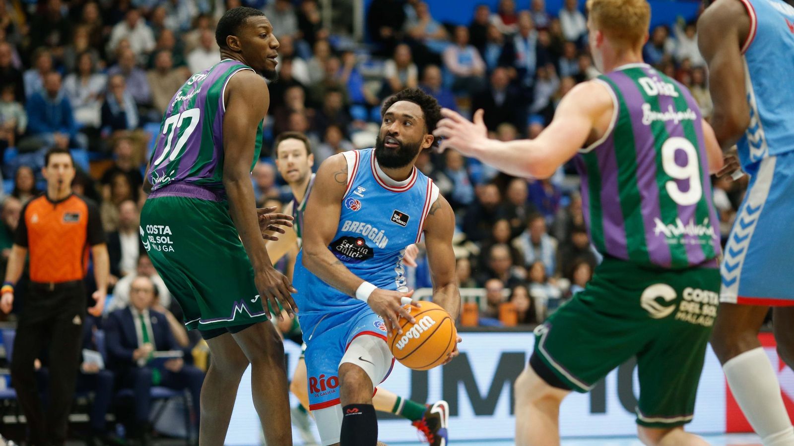 El Breogán Lugo-Unicaja Málaga, en fotos