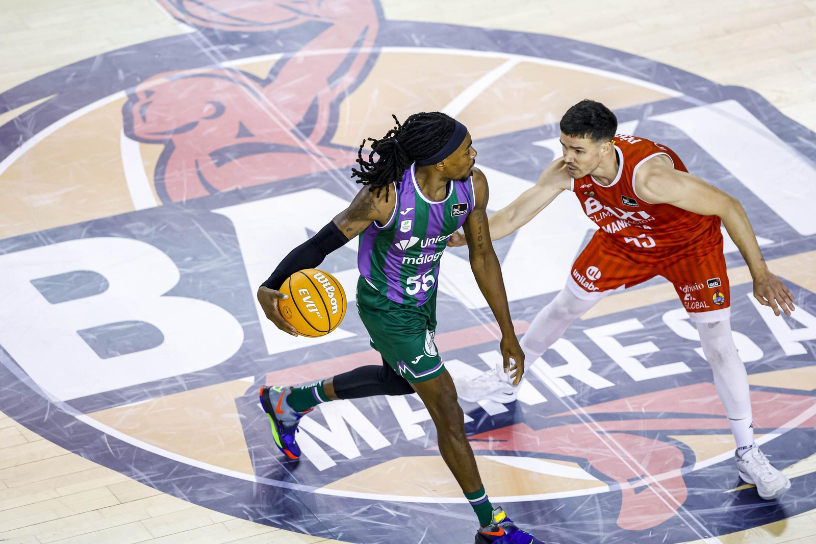 El Baxi Manresa-Unicaja, en fotos