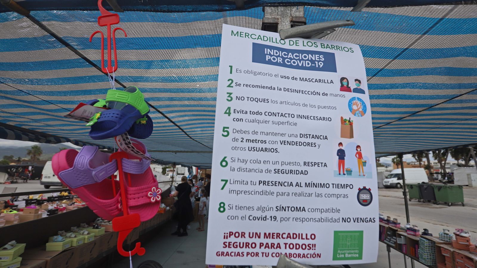 Reapertura del mercadillo de Los Barrios