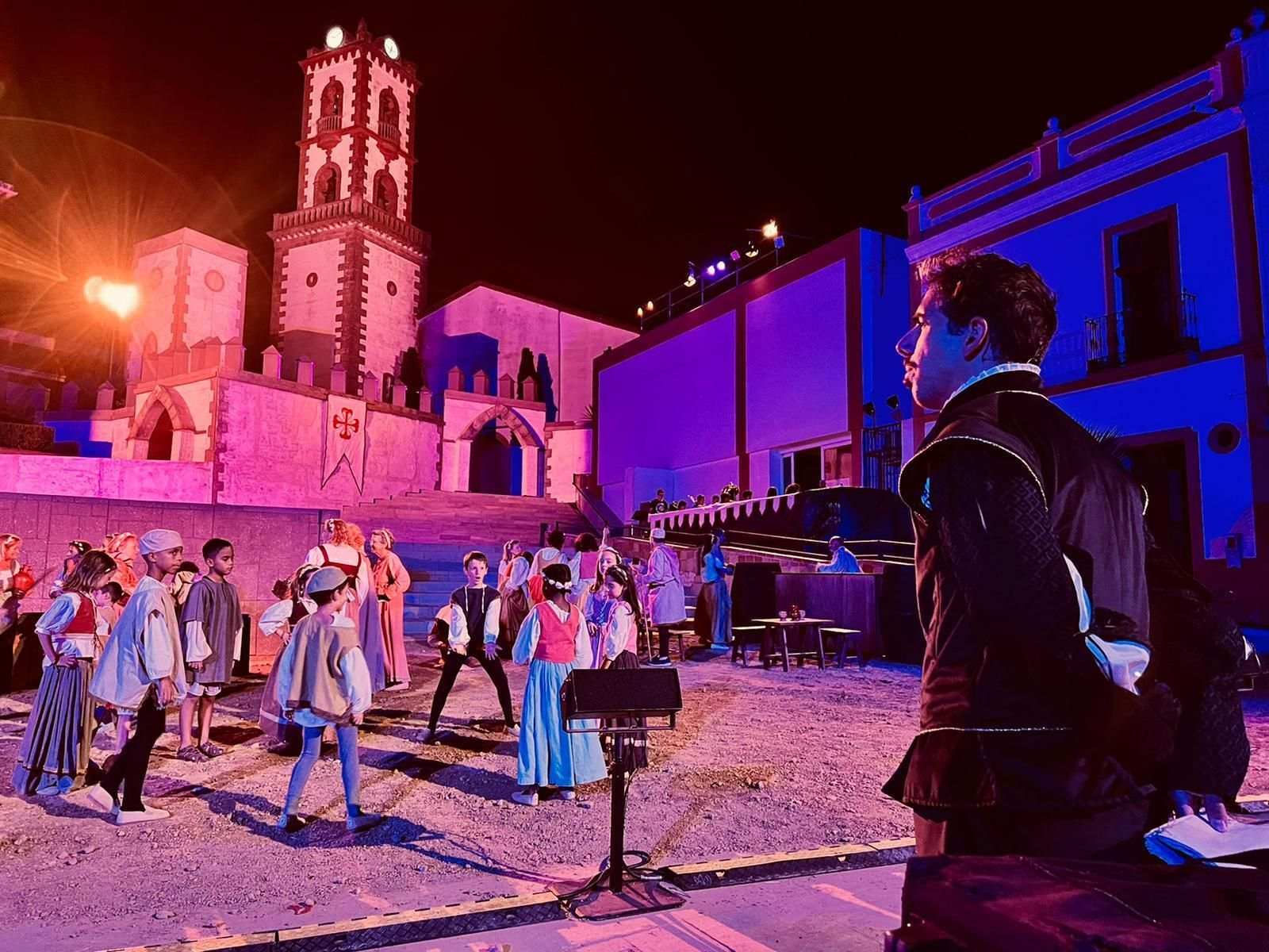 José Carlos Cuevas en el papel de Lope de Vega en un momento de la representación.