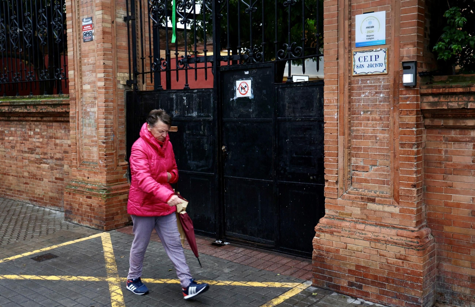 Las fotos de los colegios cerrados en Sevilla por la DANA