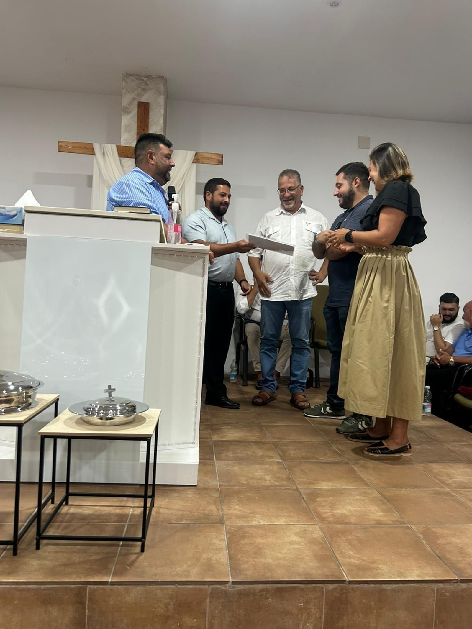 Un momento del acto.