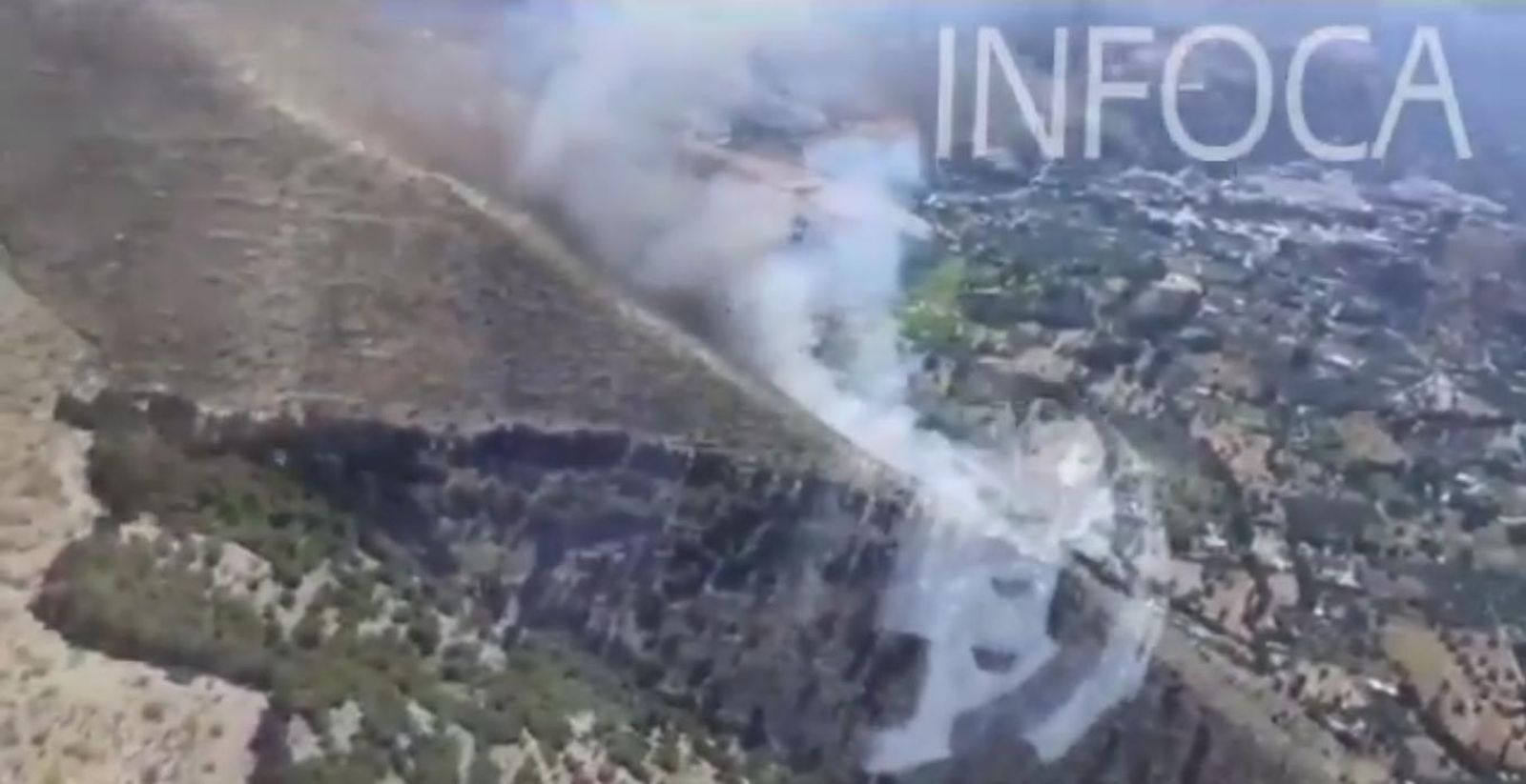 Nuevo incendio forestal en Güéjar Sierra, en el Carril de la Argumosa