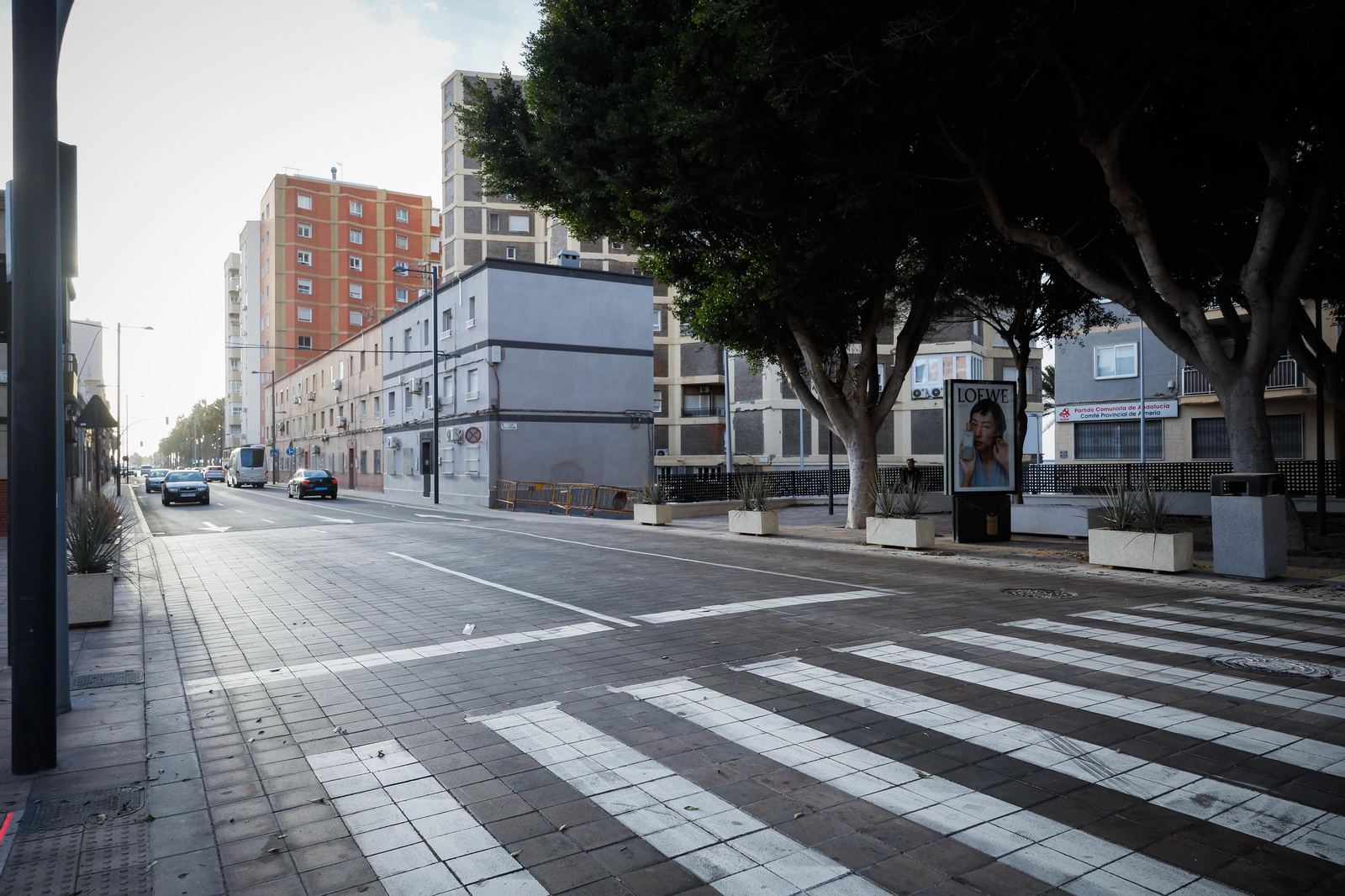 Imágenes de las calles en obras