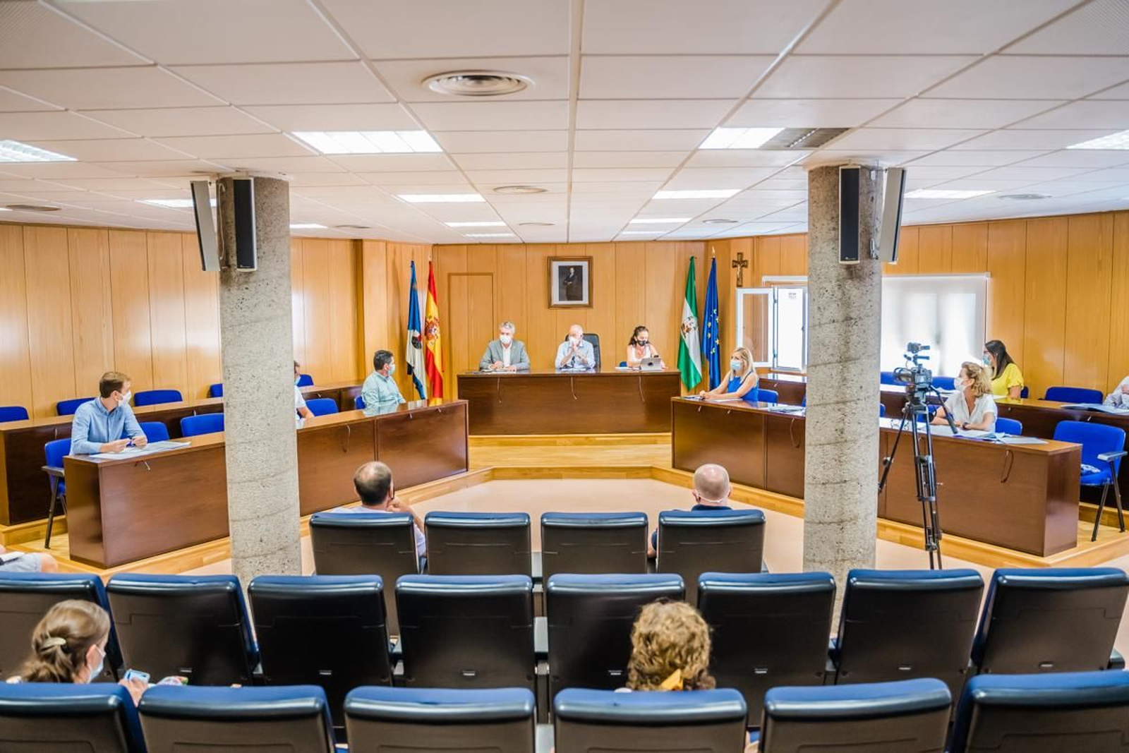 Imagen de la reunión mantenida en el Ayuntamiento de Roquetas.