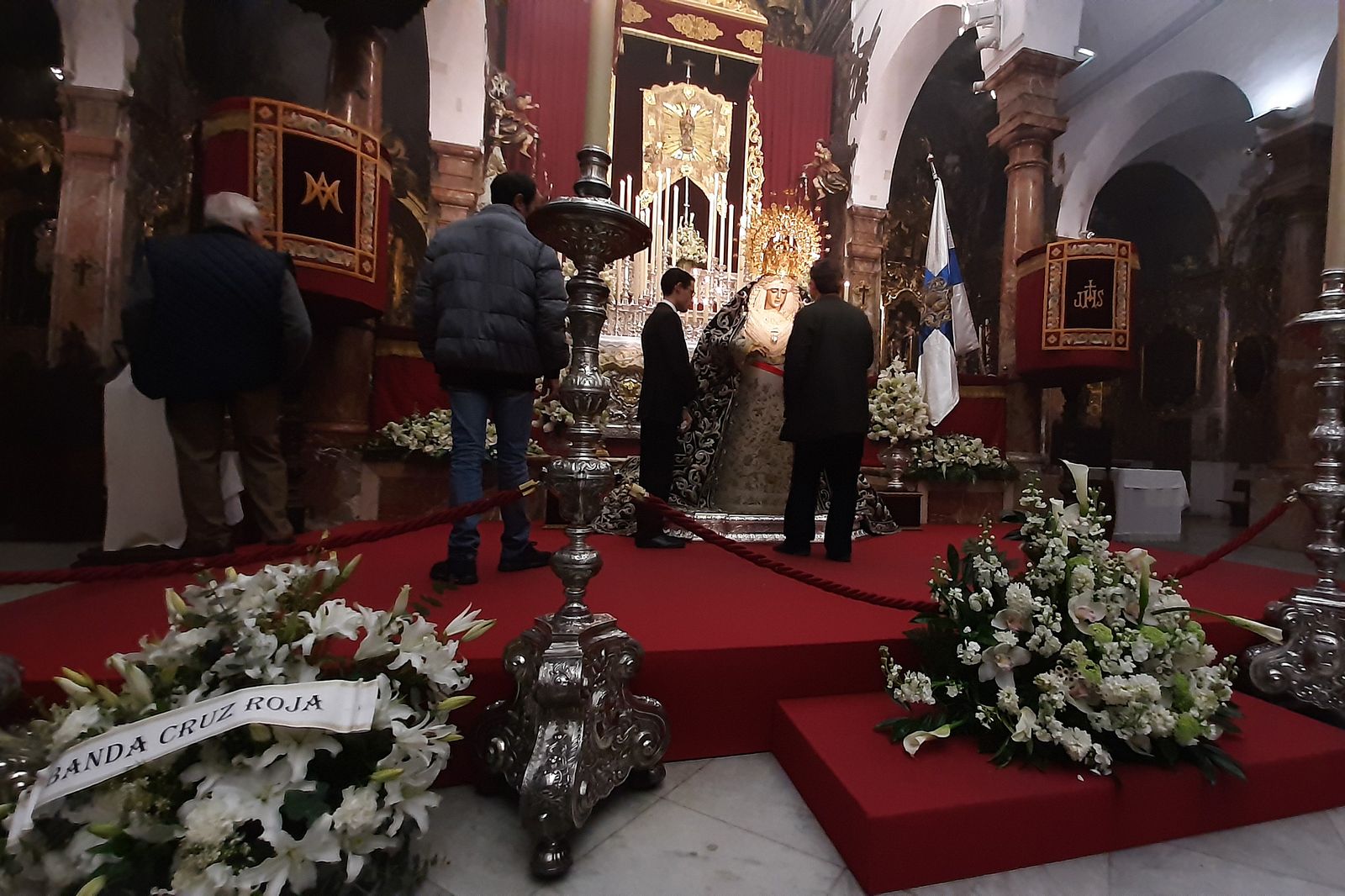 Besamanos a María Santísima de la Canderlaria