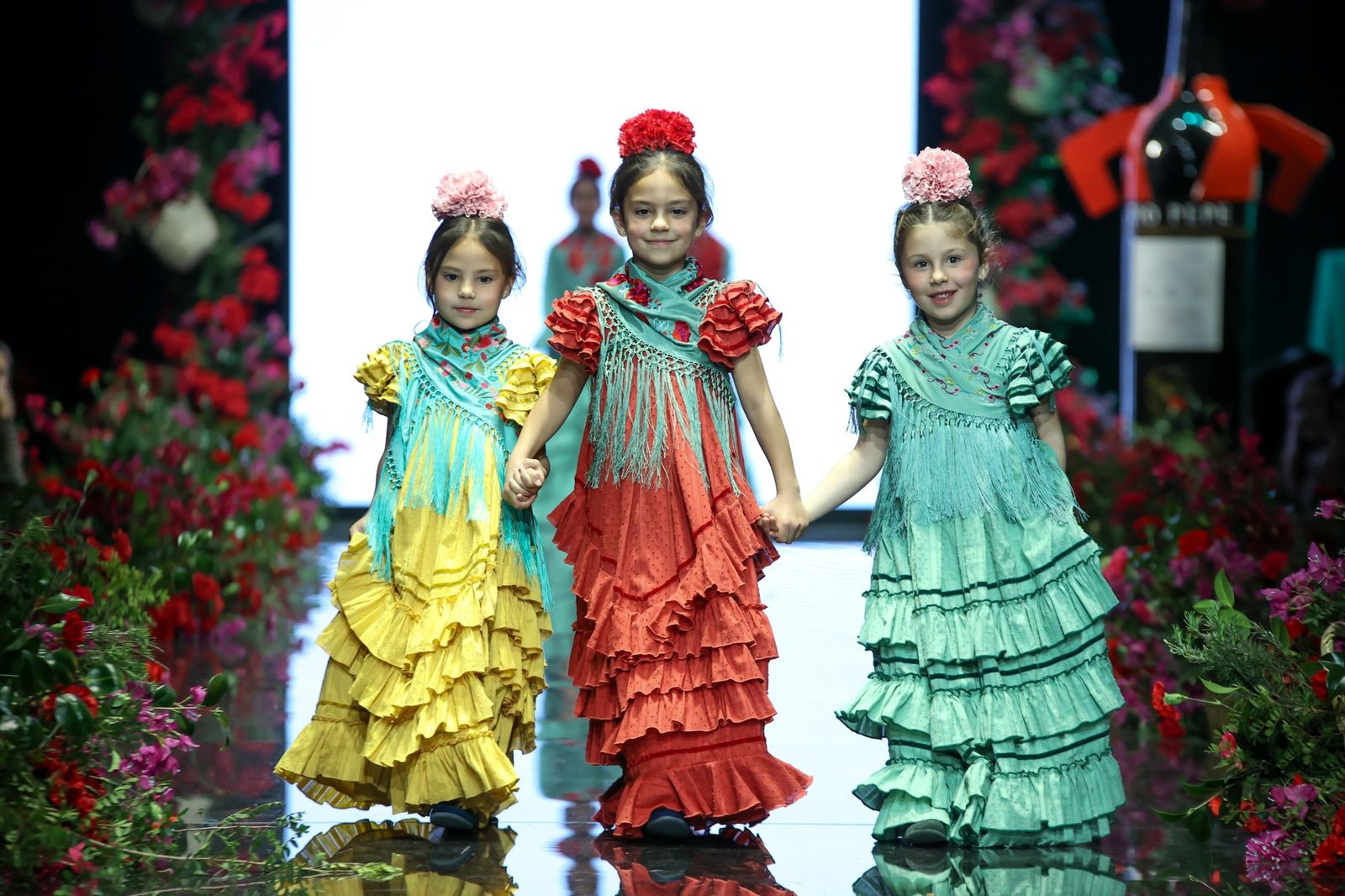 Desfile de Pilar Villar en la Pasarela Flamenca Tío Pepe Jerez 2024