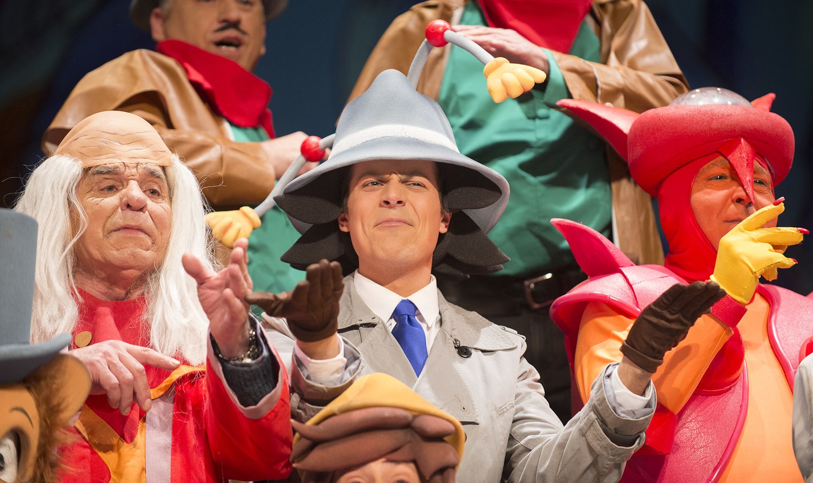 Las imágenes de la sexta función clasificatoria