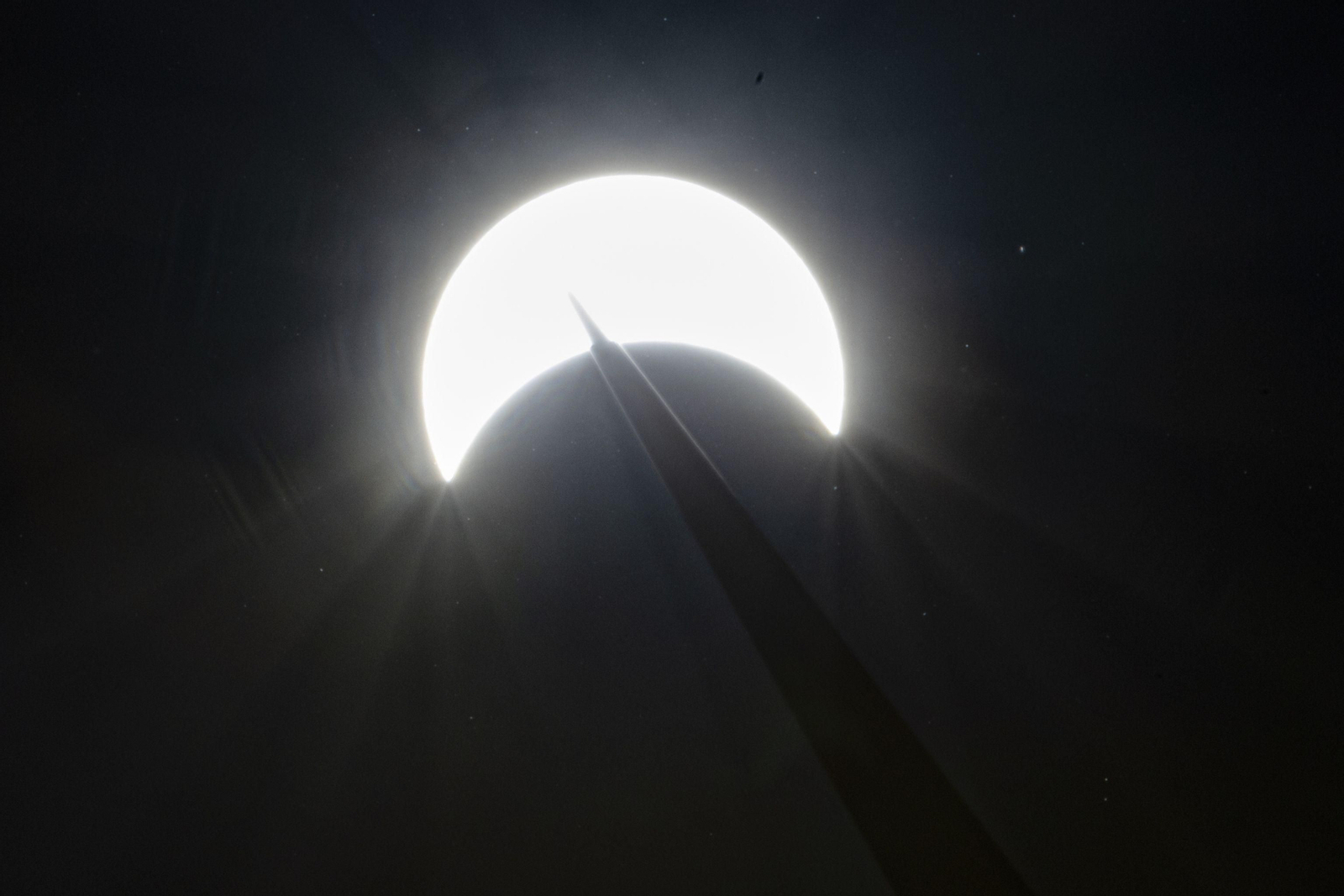Las imágenes del eclipse total solar