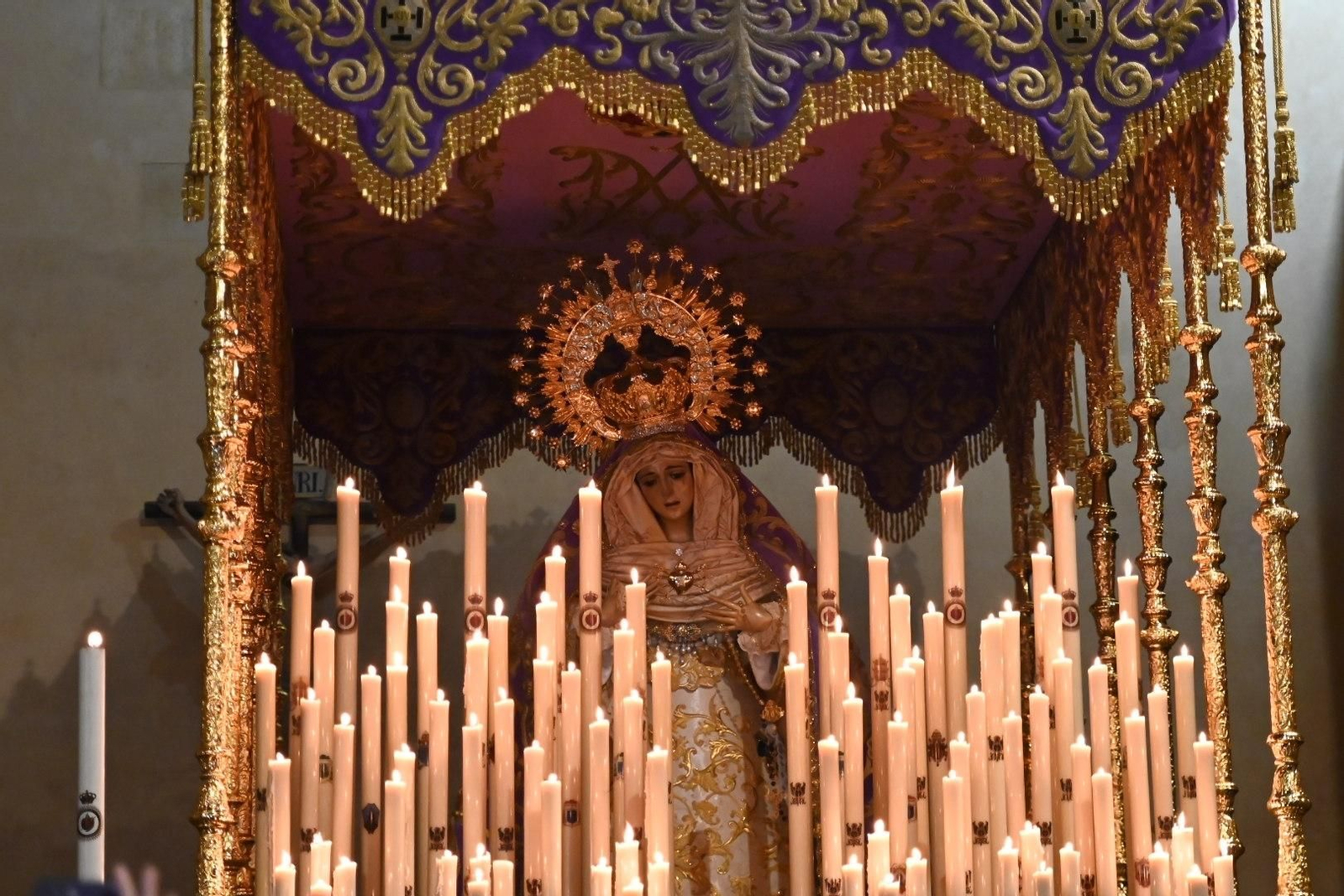 Las imágenes de la hermandad de la Misericordia en San Pedro este Miércoles Santo