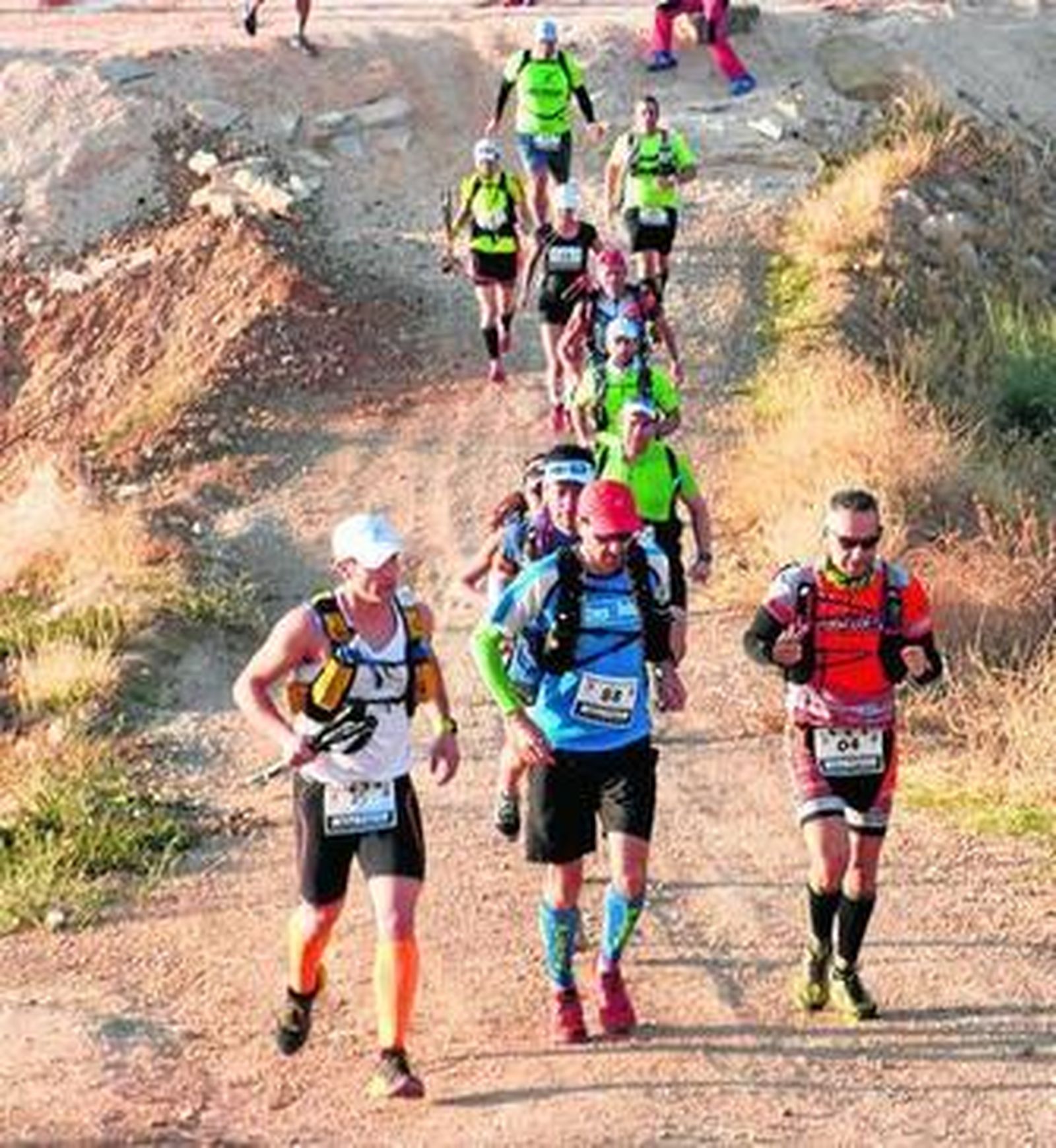 La prueba dejó imágenes espectaculares de los corredores.