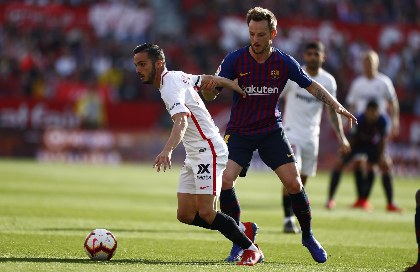 El Sevilla-Barcelona, en imágenees