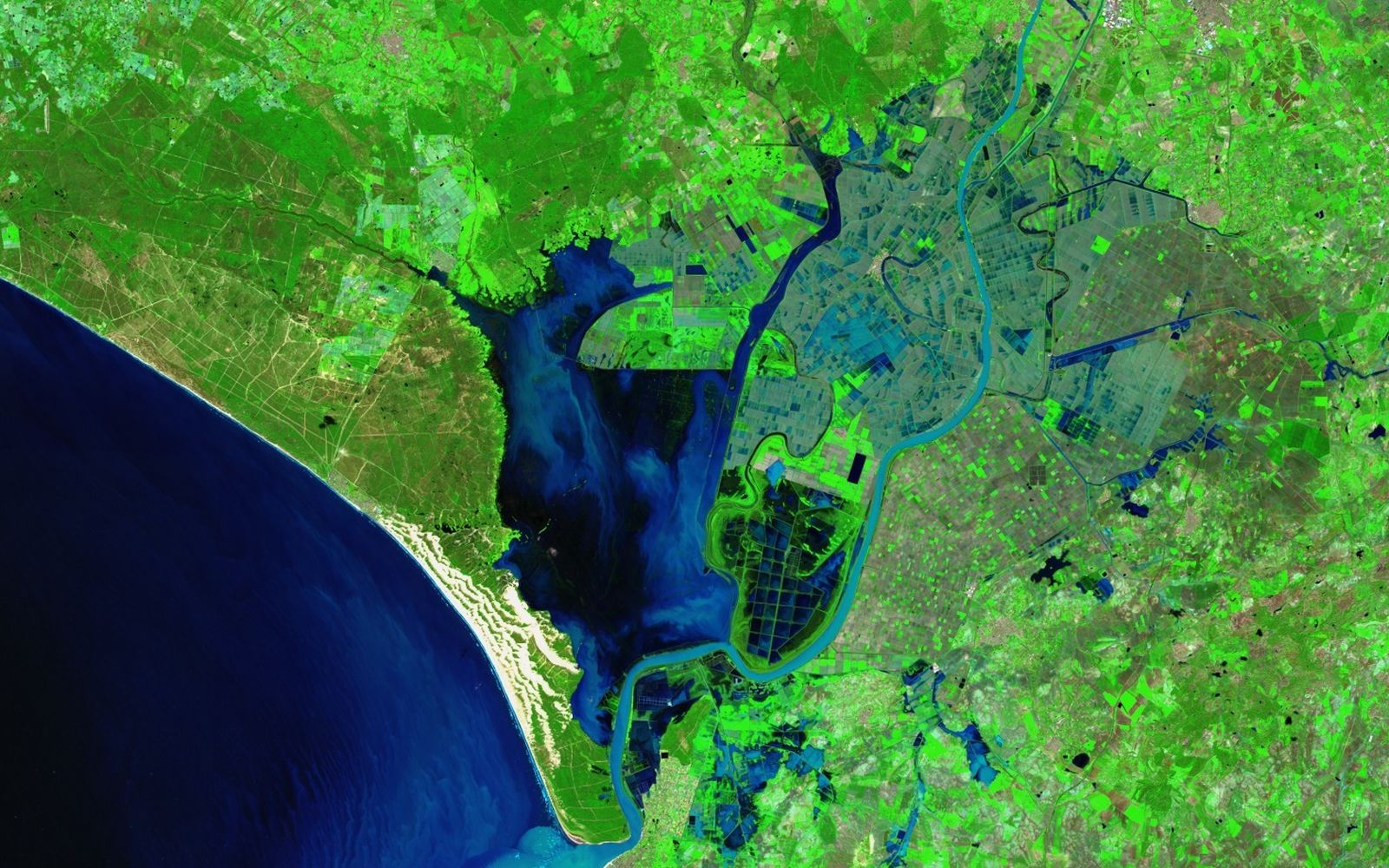 Doñana casi inundada tras el enjambre de borrascas.