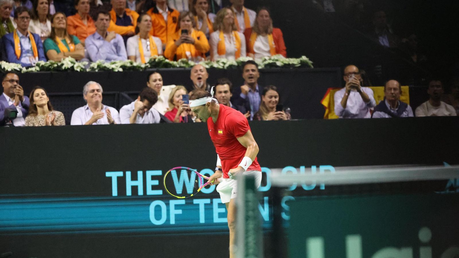 Las fotos del Rafa Nadal-Van de Zandschulp de la Copa Davis en Málaga