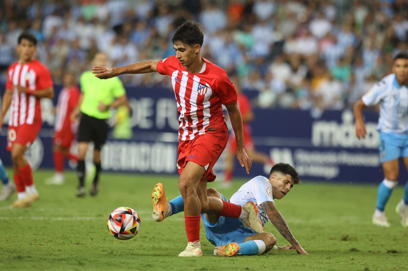 El Málaga CF-Atlético de Madrid B, en fotos