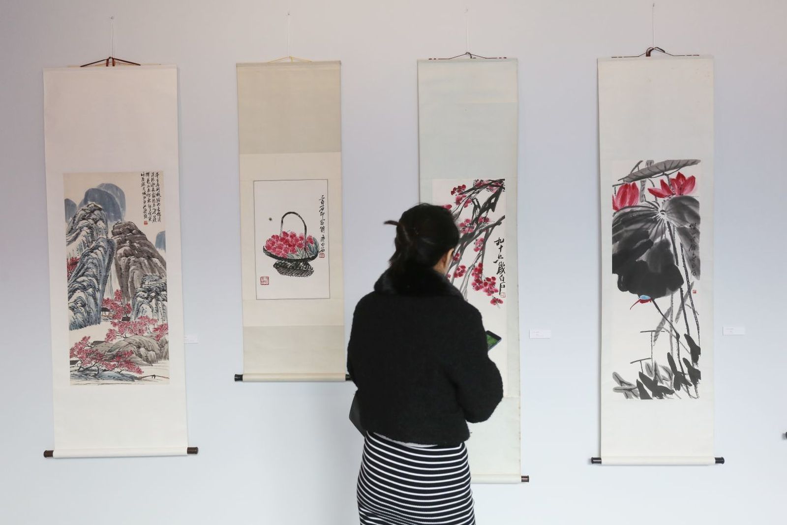 Exposición de Qi Baishi en el Museum Jorge Rando.