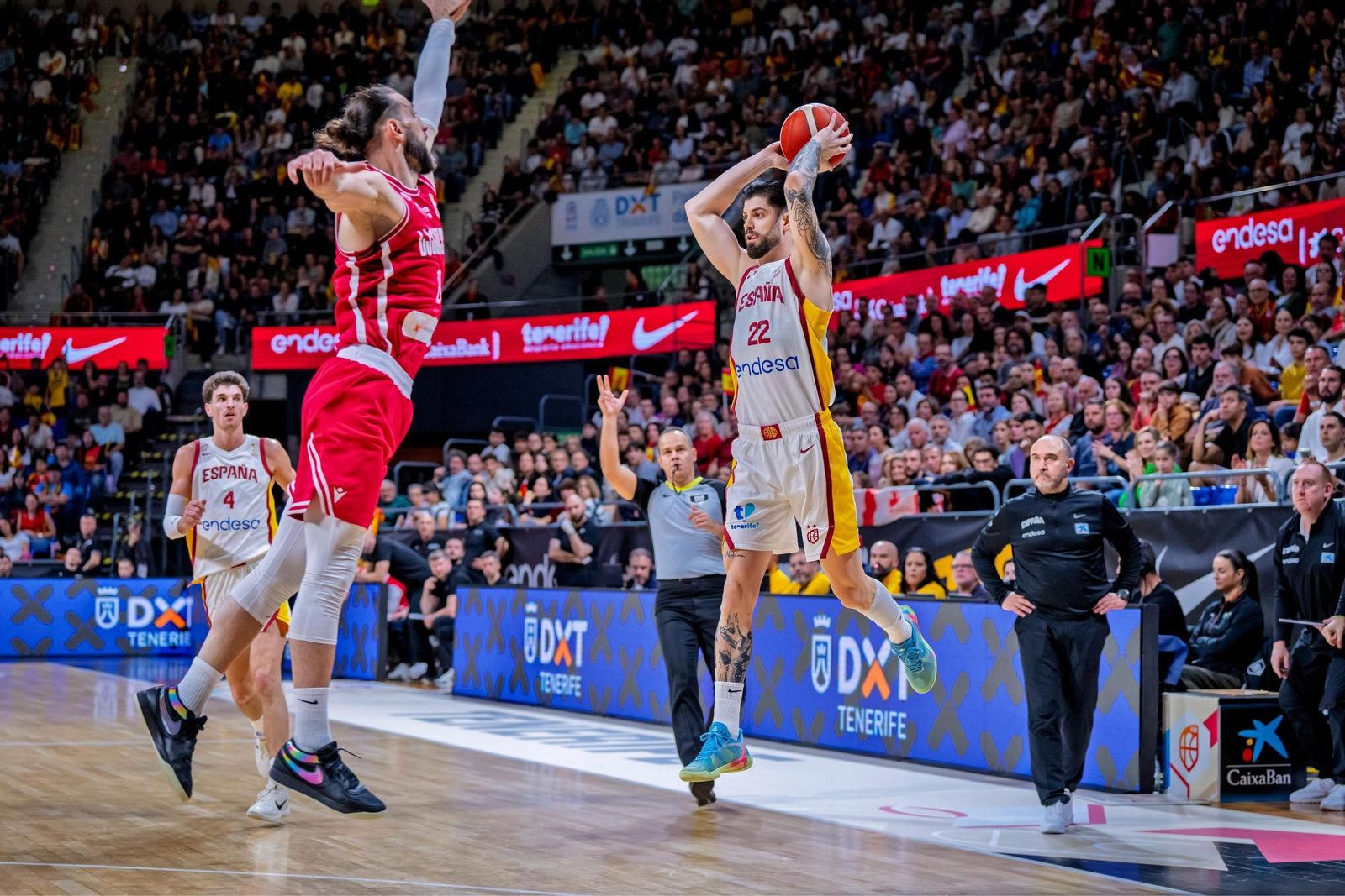 Las fotos del España-Georgia de baloncesto