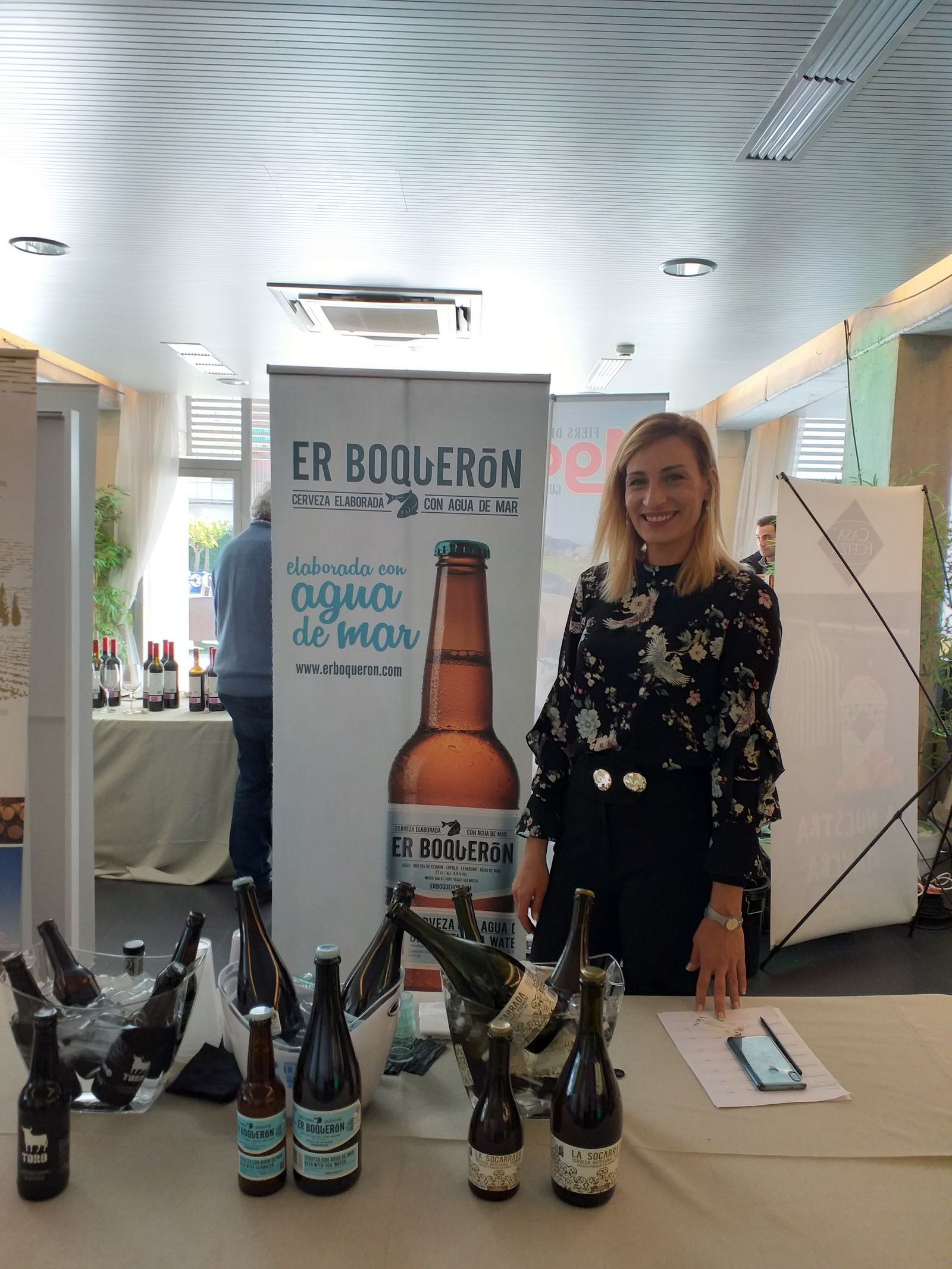 Cerveza 'Er Boquerón'.