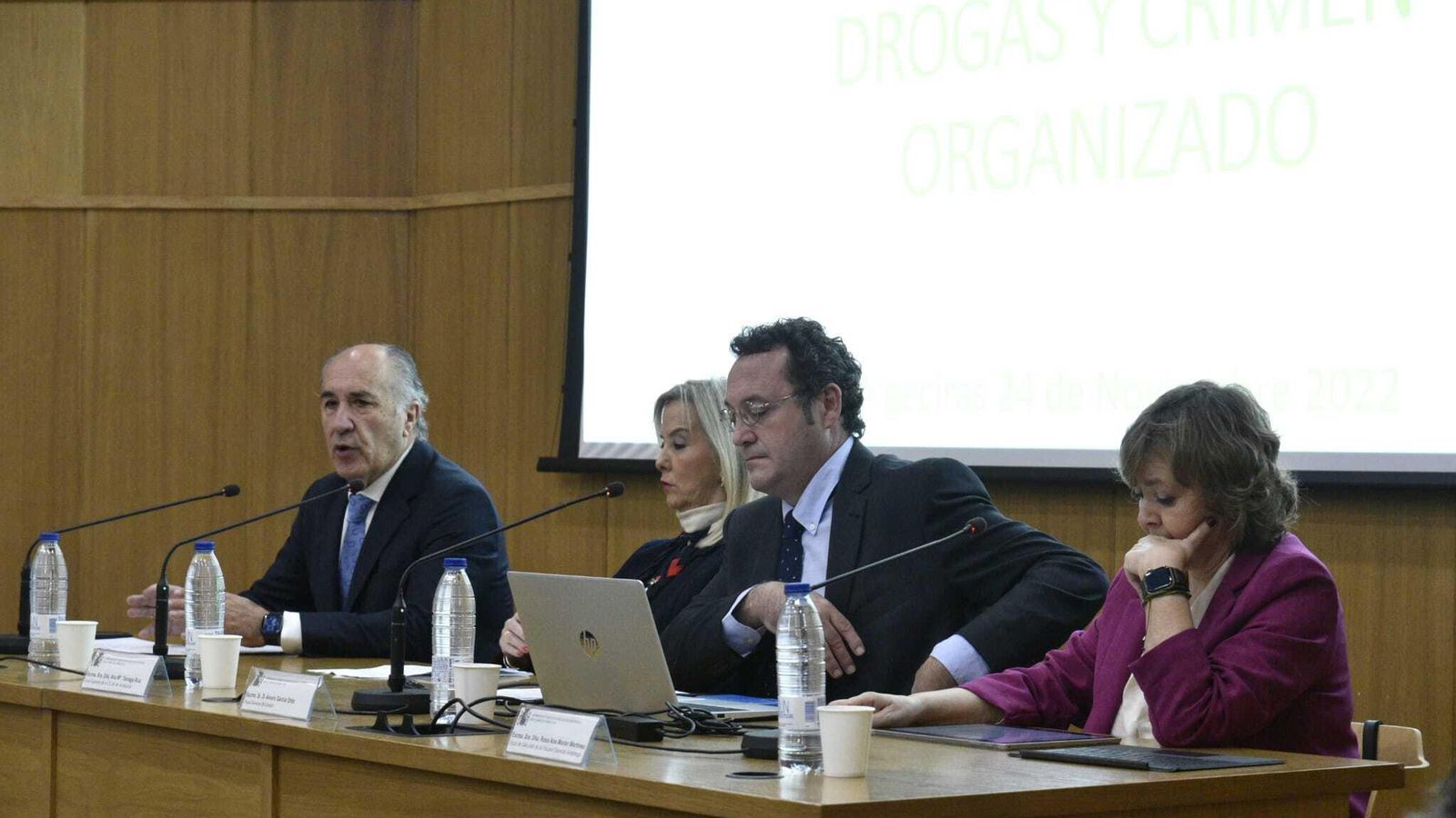 Jornadas de debate entre fiscales especialistas en tráfico de drogas y crimen organizado en Algeciras.