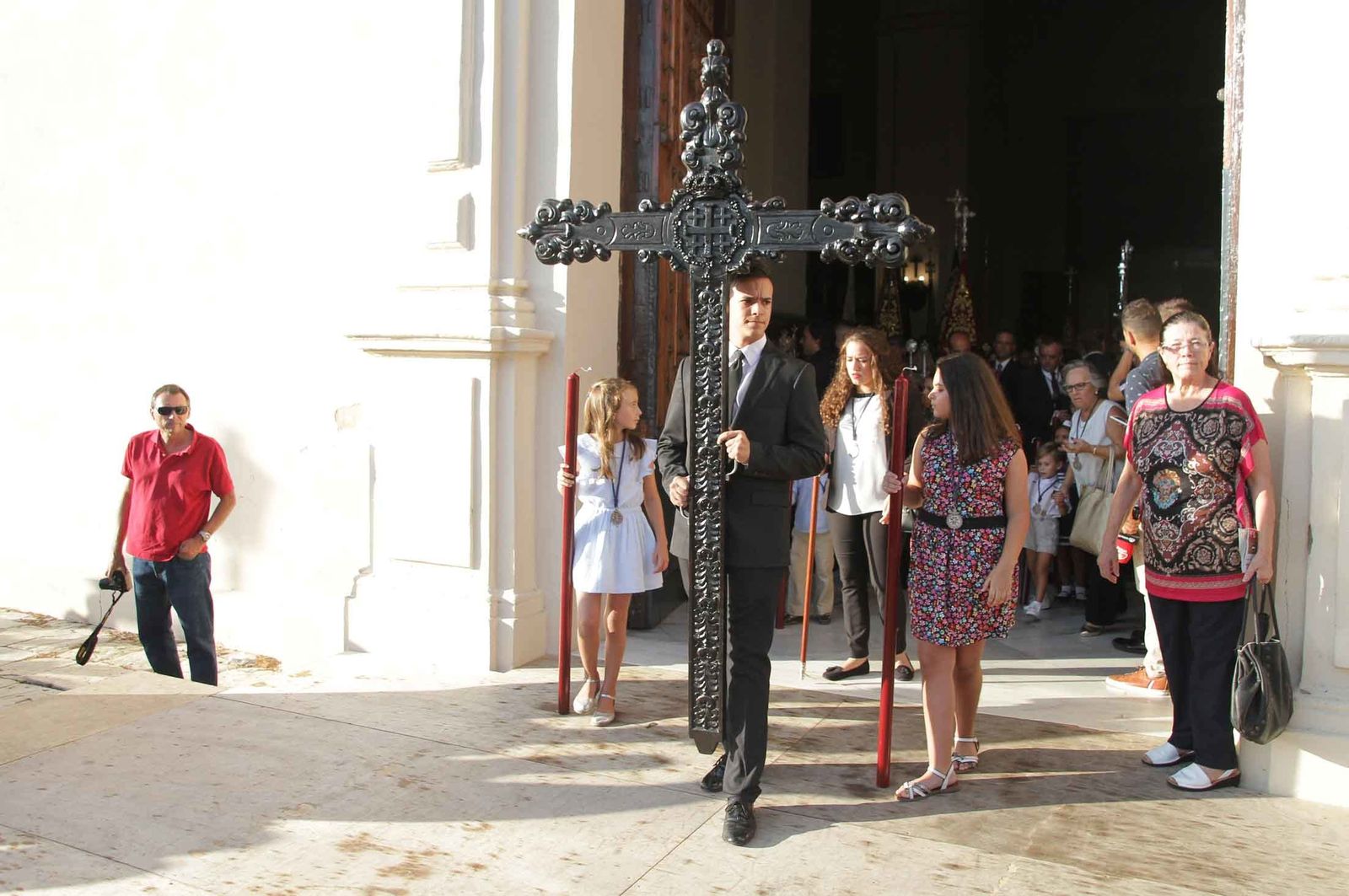 Imágenes del Señor de Pasión en la procesión del centenario de la hermandad