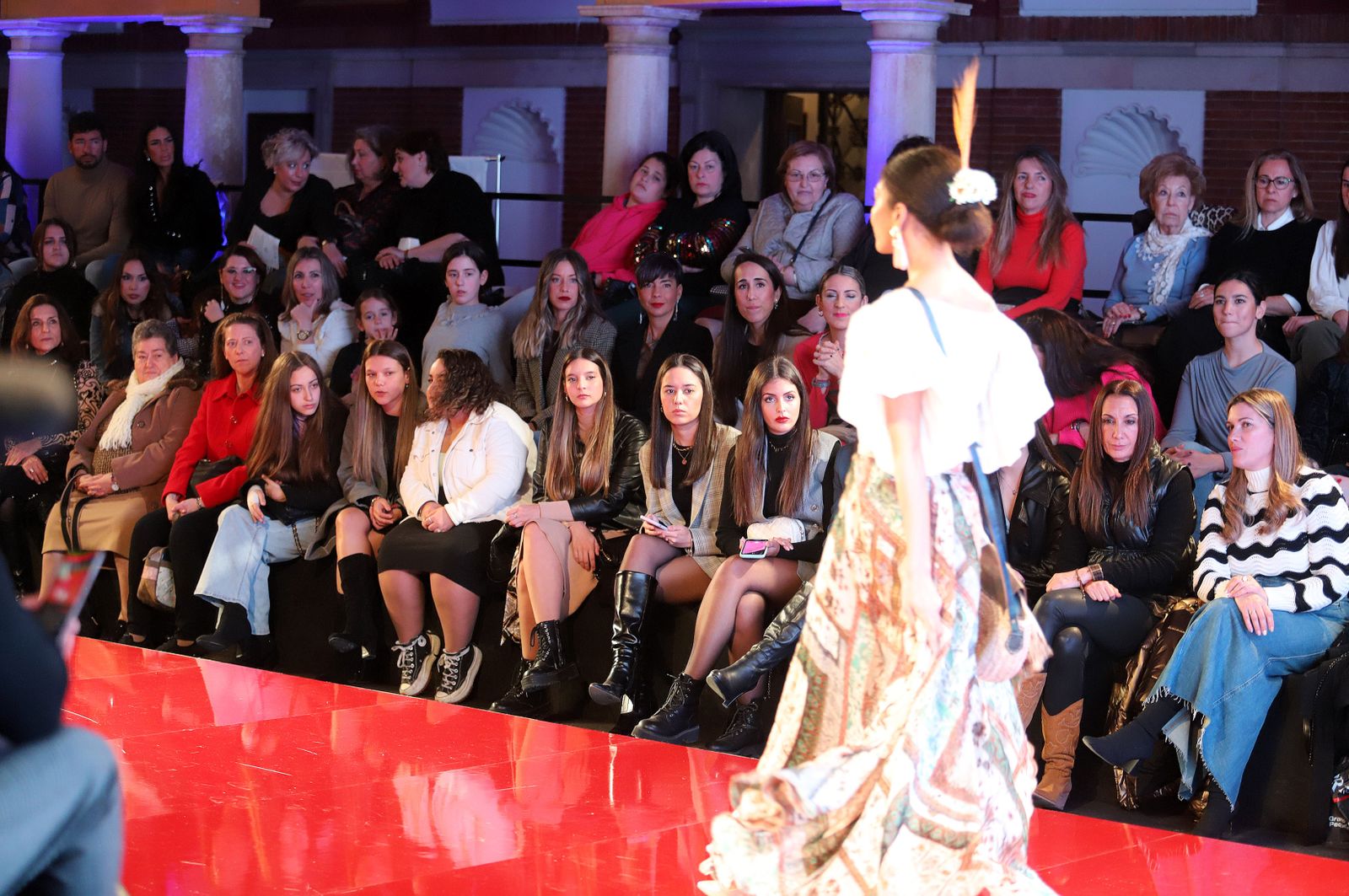 Huelva Flamenca 2023. Imágenes de la pasarela de moda flamenca de la modista Adelina Infante