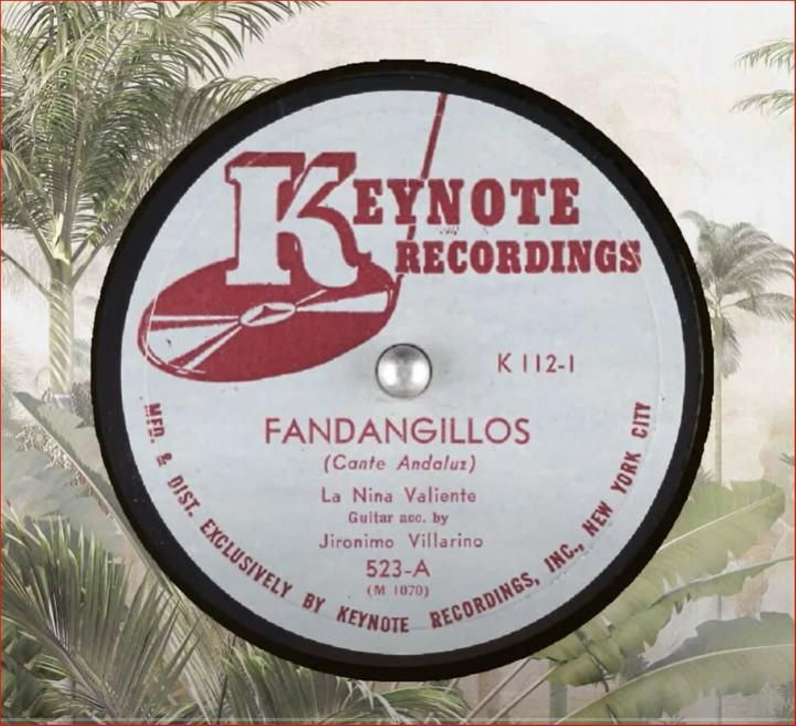 3. Disco grabado en Nueva York.