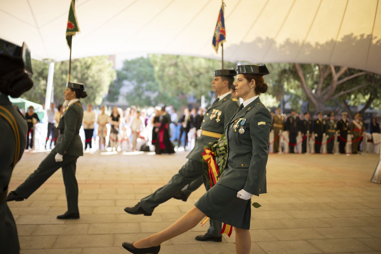 Imágenes de los actos de celebración de la festividad de la patrona de la Guardia Civil, la Virgen del Pilar.