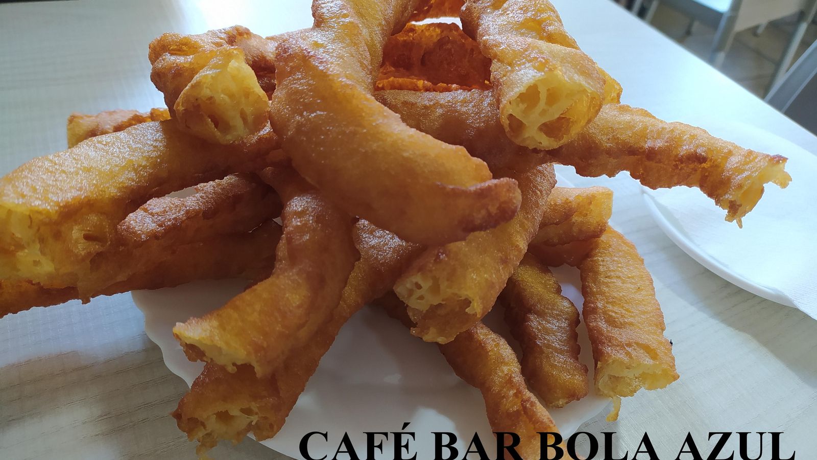 Churros del Café Bar Bola Azul