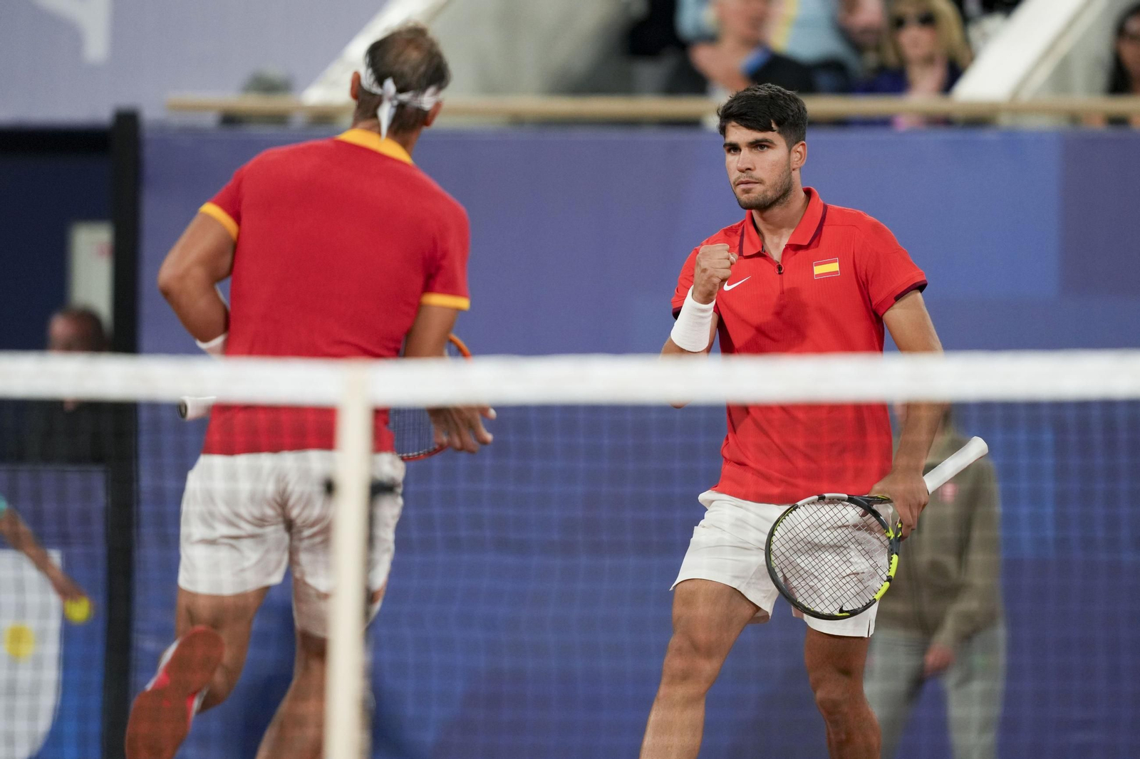 Las mejores fotos del estreno de Alcaraz y Nadal como pareja de dobles en los Juegos Olímpicos de París
