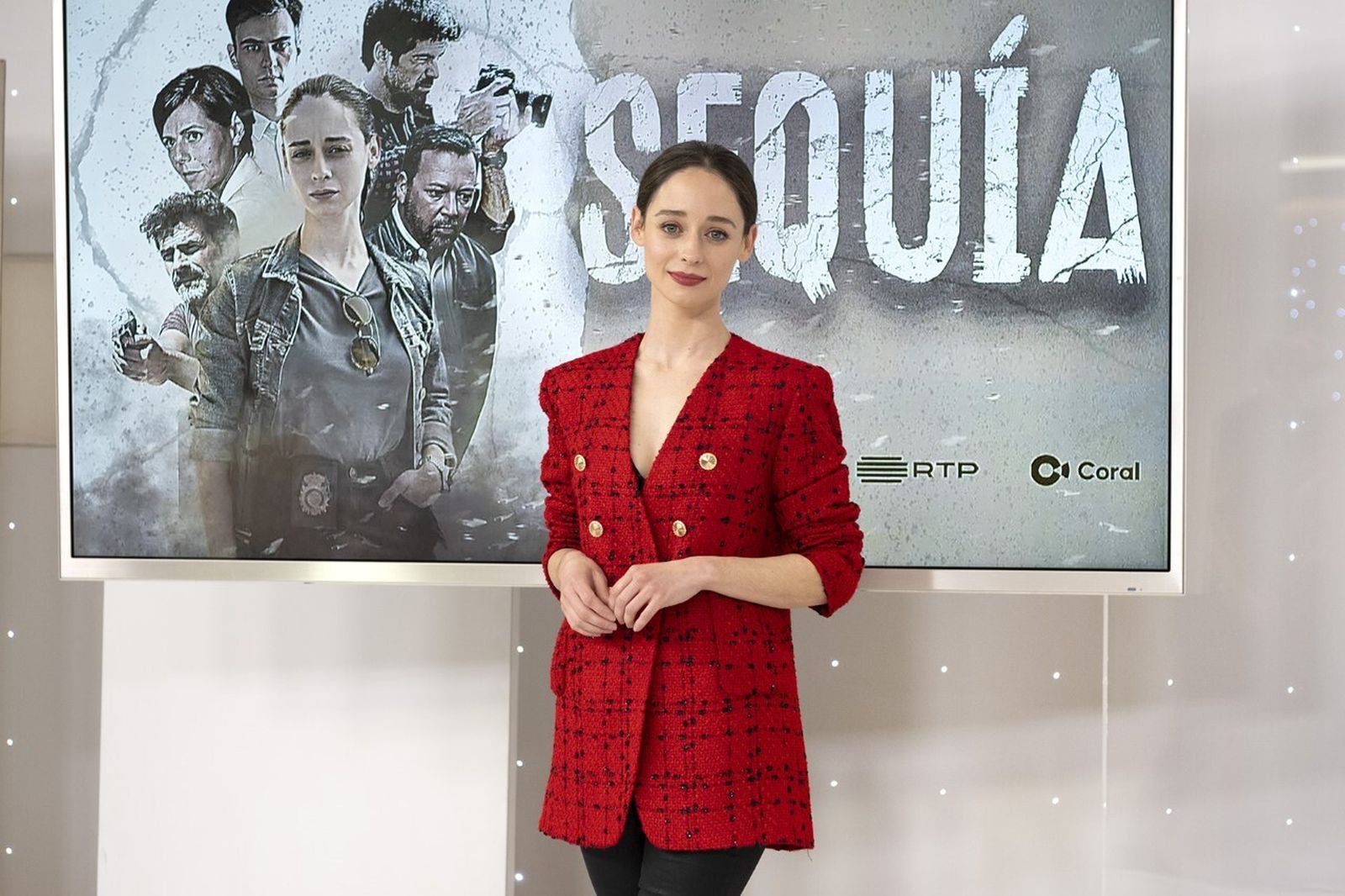 Elena Rivera en la presentación de 'Sequía'