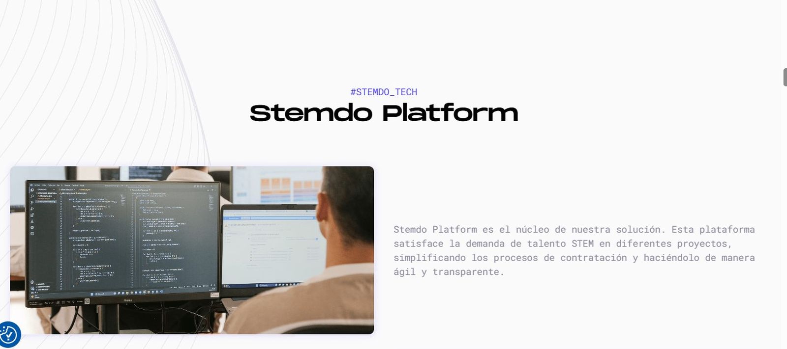 Página web de Stemdo.