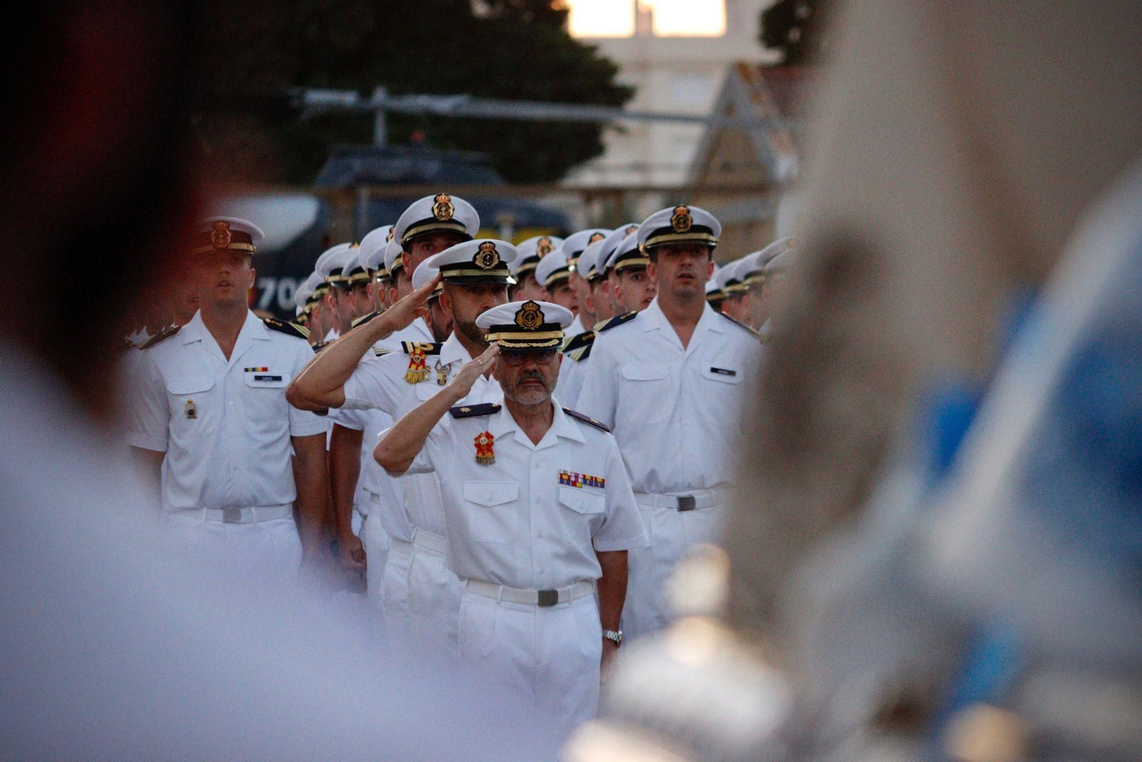 Ásí ha sido el regreso de la Virgen del Carmen al Panteón de Marinos Ilustres